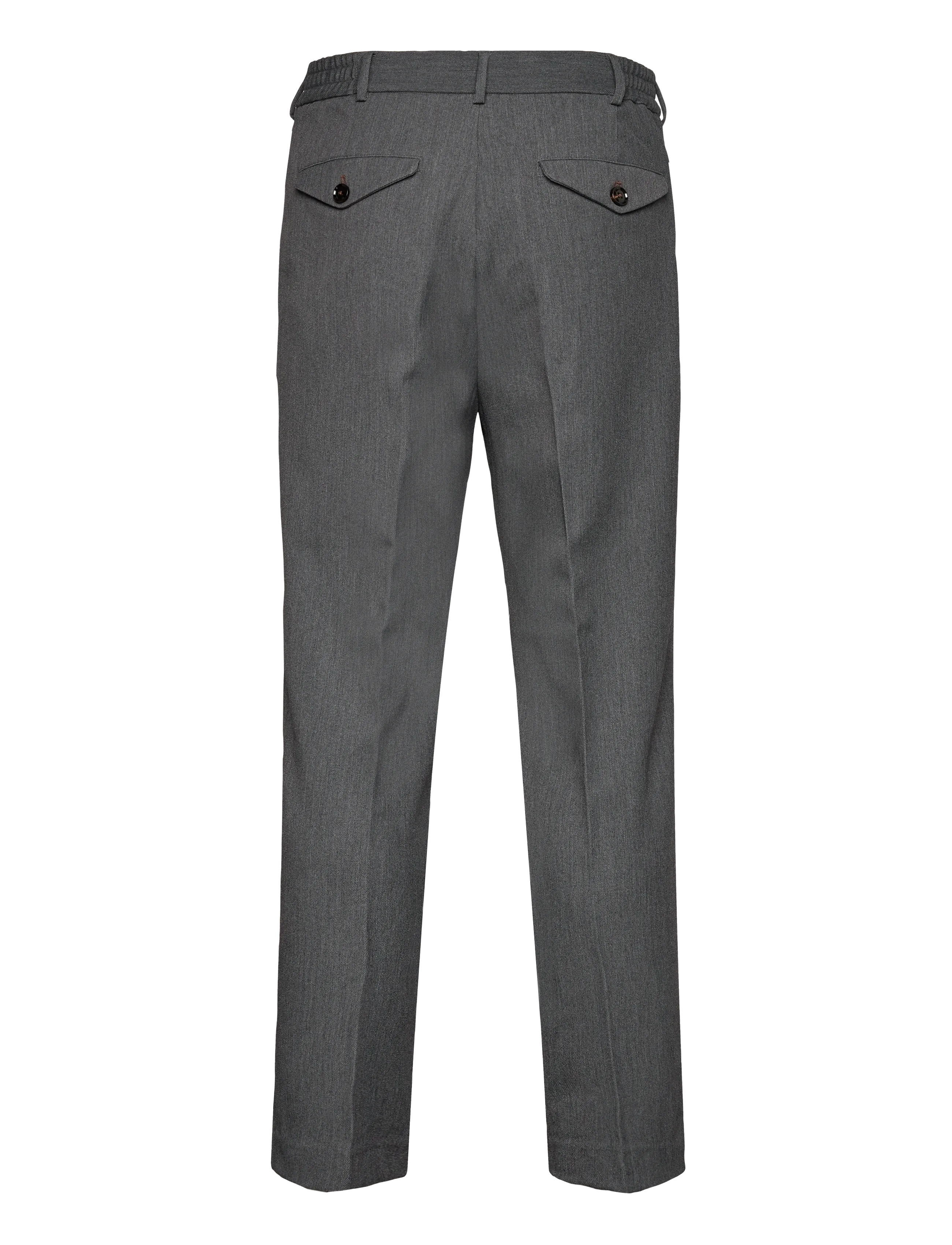 Mos Mosh Gallery - MMGConor Twill Pant - casual bukser - grey melange - 1
