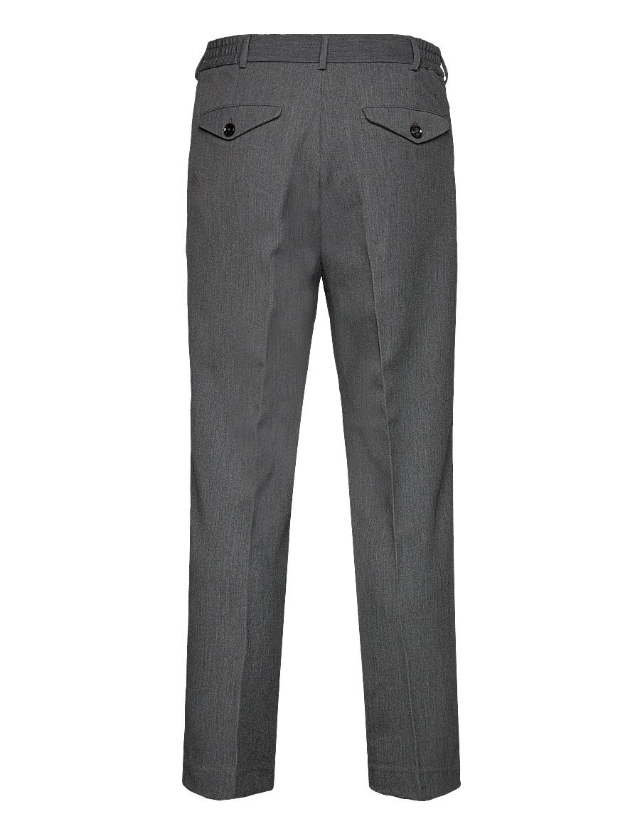 Mos Mosh Gallery - MMGConor Twill Pant - casual bukser - grey melange - 1