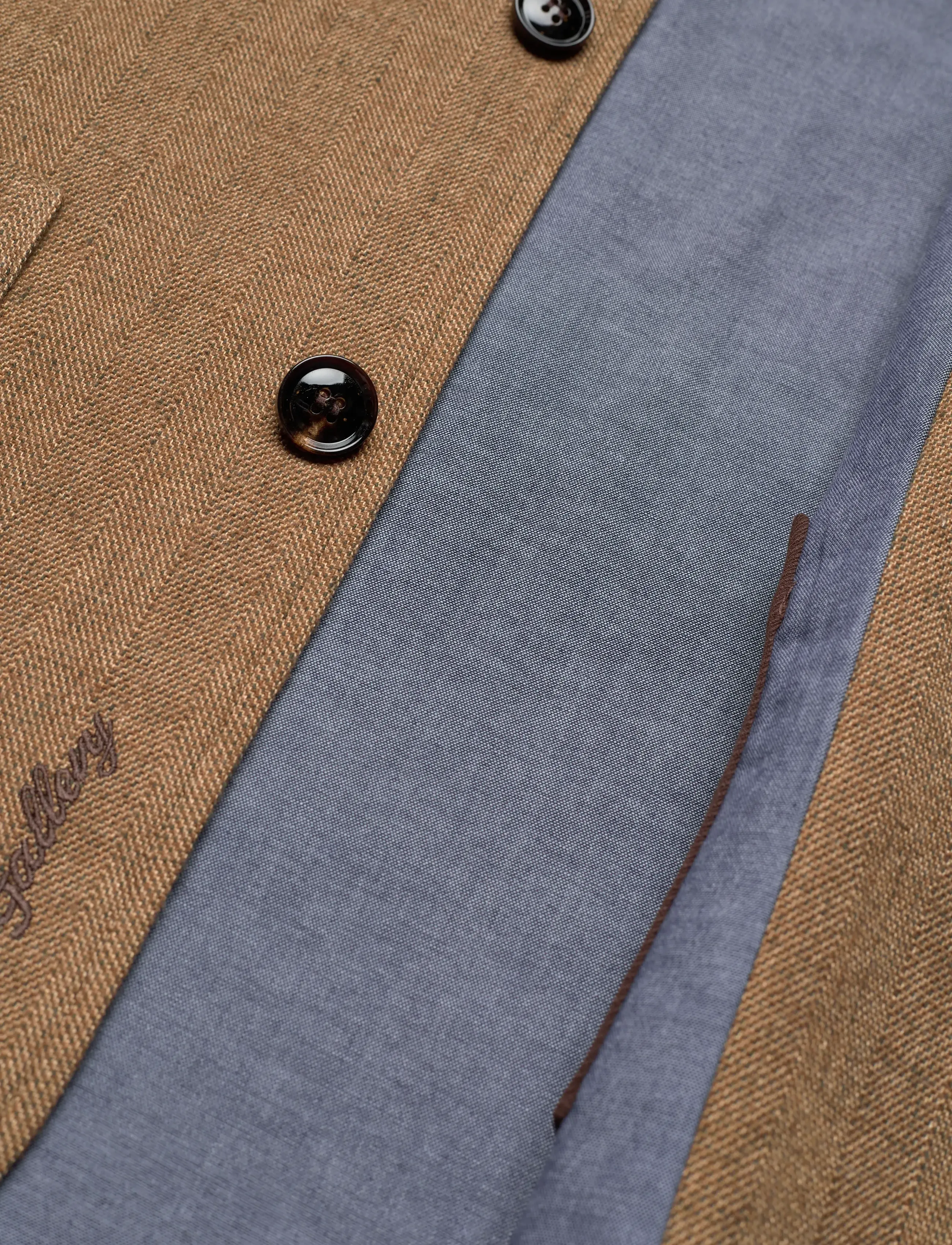 Mos Mosh Gallery - MMGConor Herringbone Jacket - ermine - 4