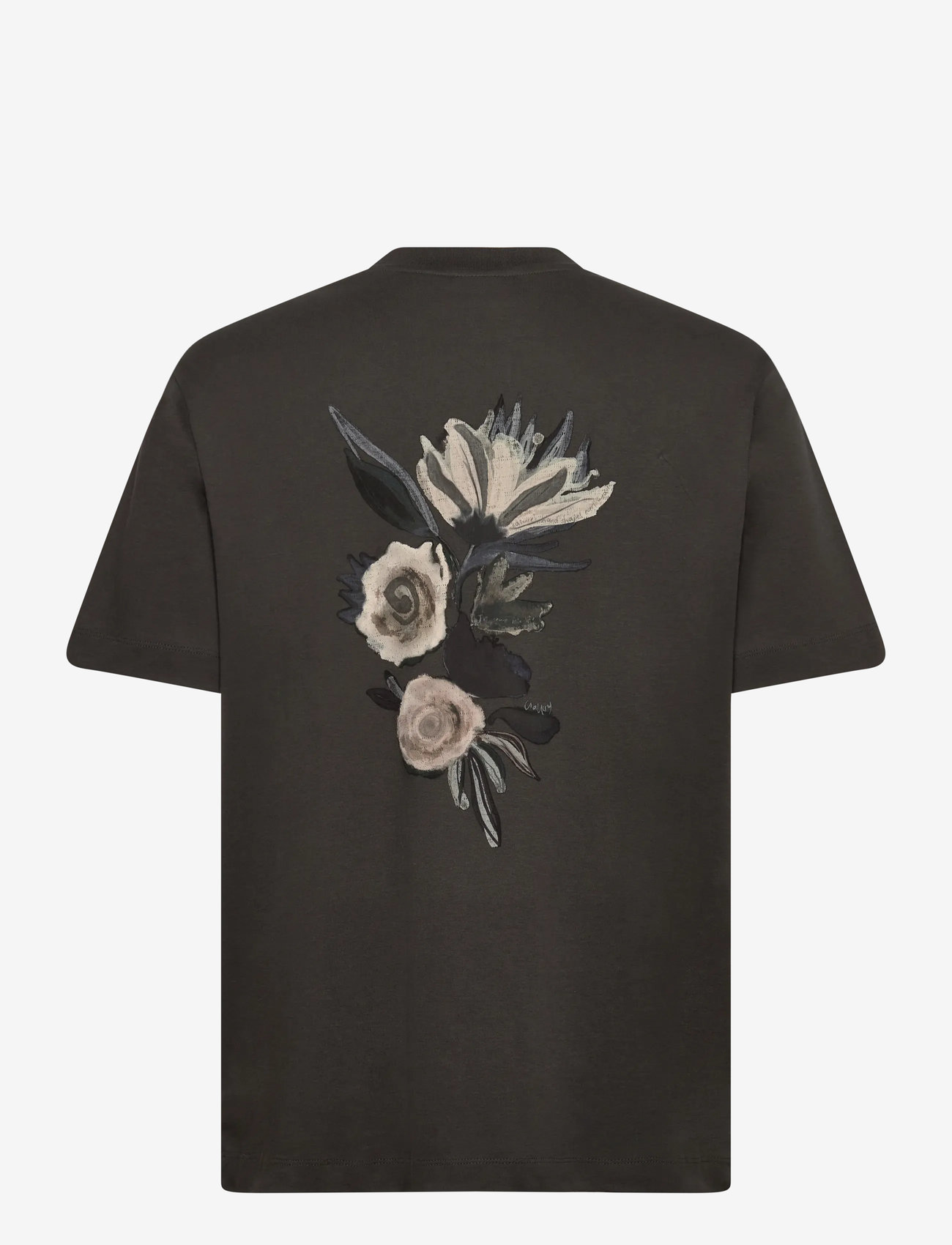 Mos Mosh Gallery - MMGHaiku SS Tee - kortärmade t-shirts - raven - 1