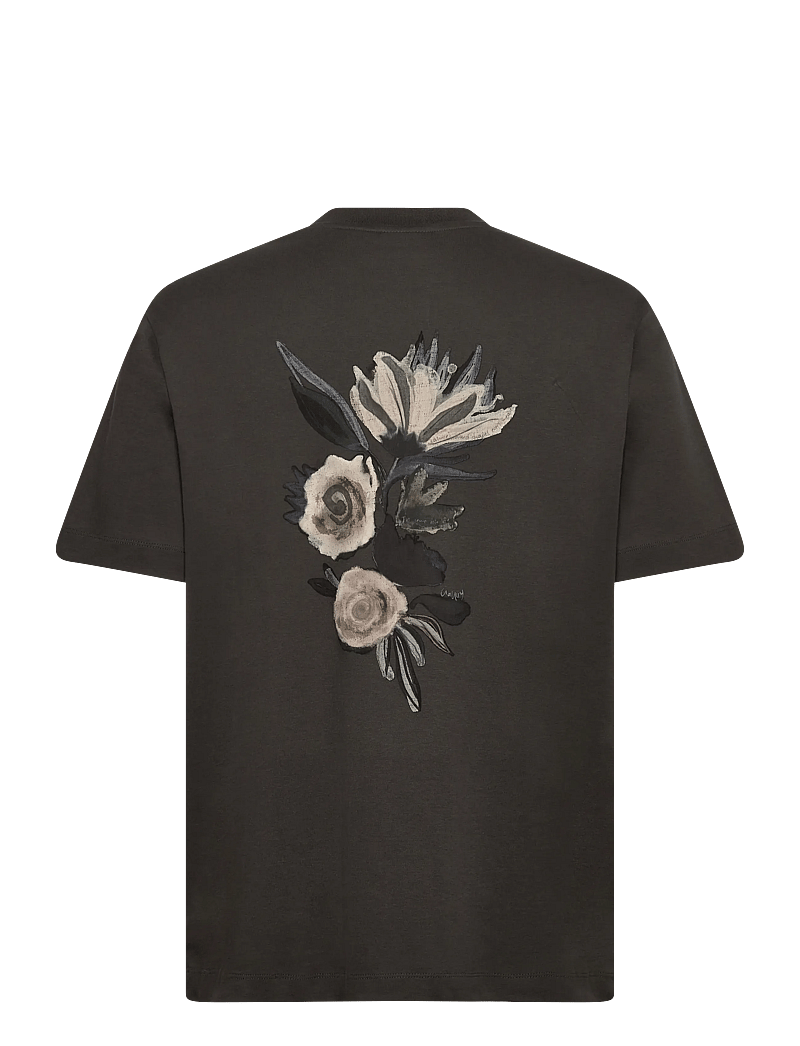 Mos Mosh Gallery - MMGHaiku SS Tee - kortärmade t-shirts - raven - 1