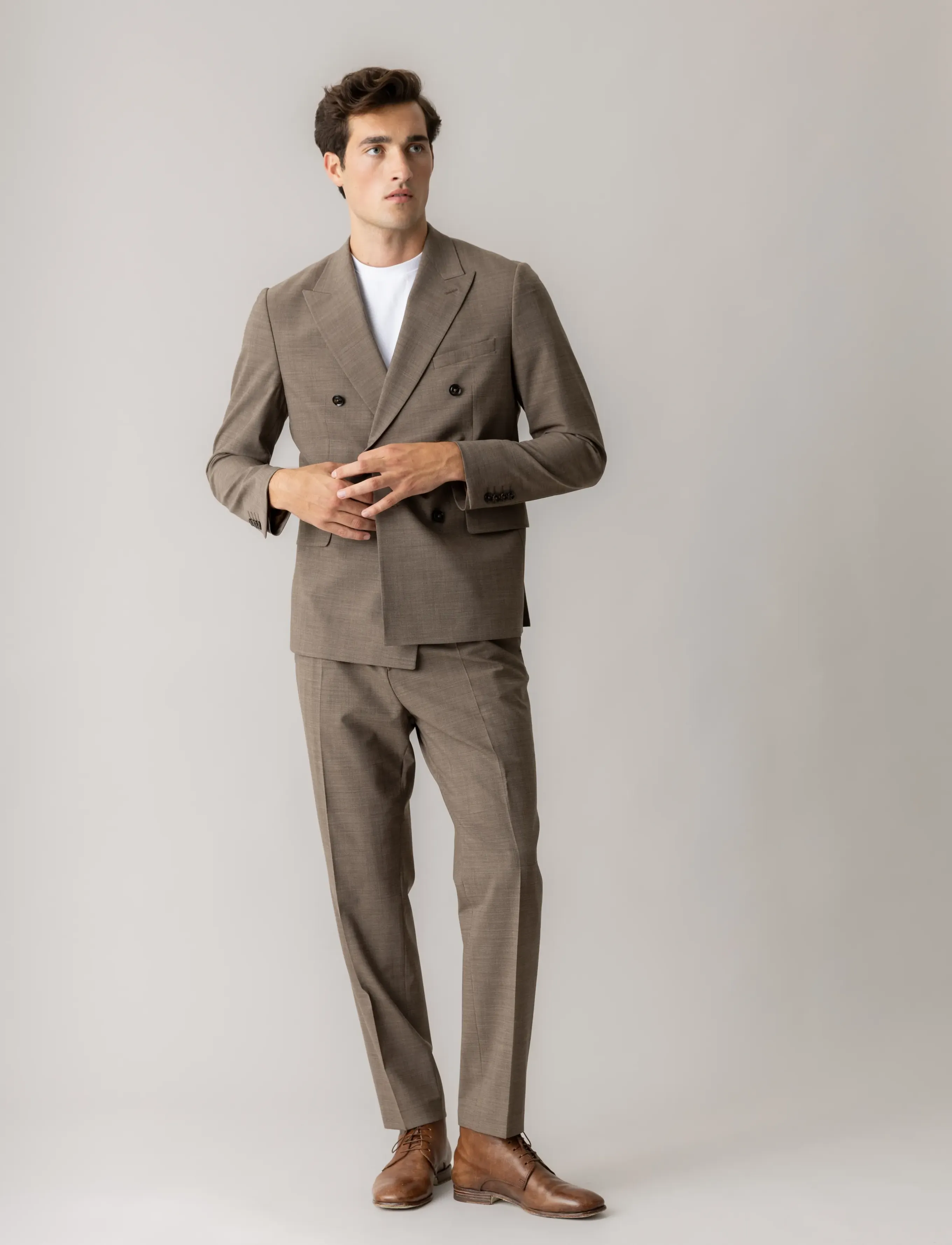 Mos Mosh Gallery MMGJones Dynamic Luxe Pant - Kleidung - FALCON / brown