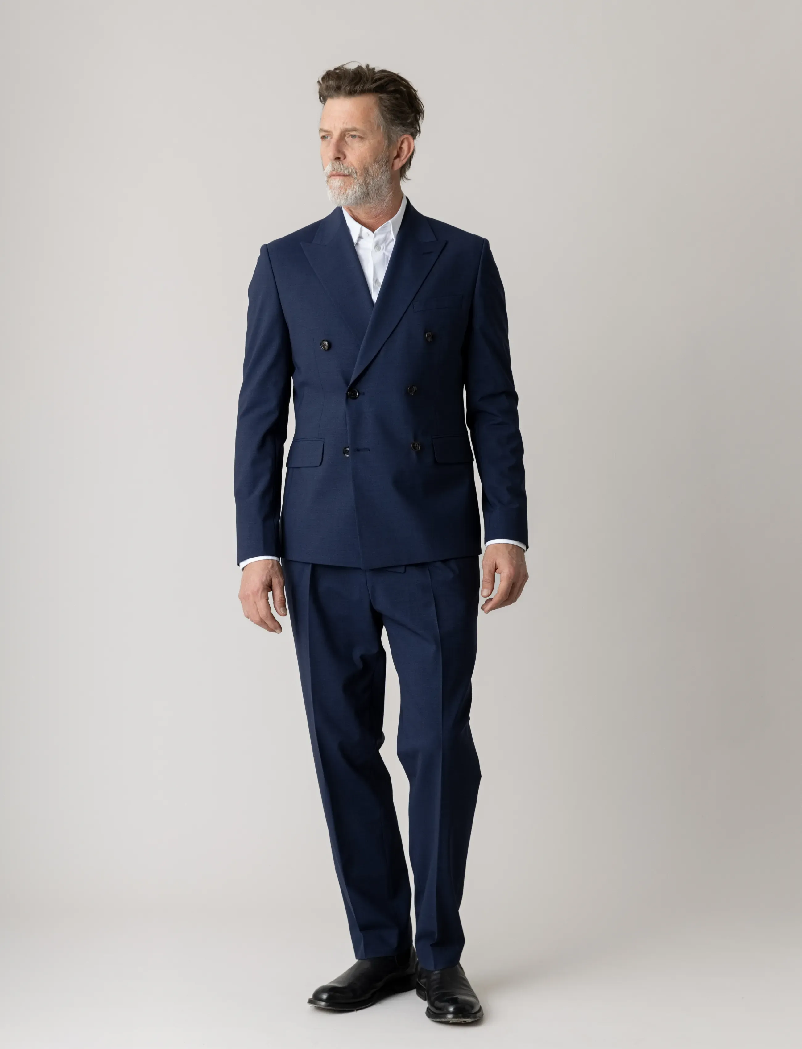 Mos Mosh Gallery MMGJones Dynamic Luxe Pant - Casual byxor - NAVY / navy