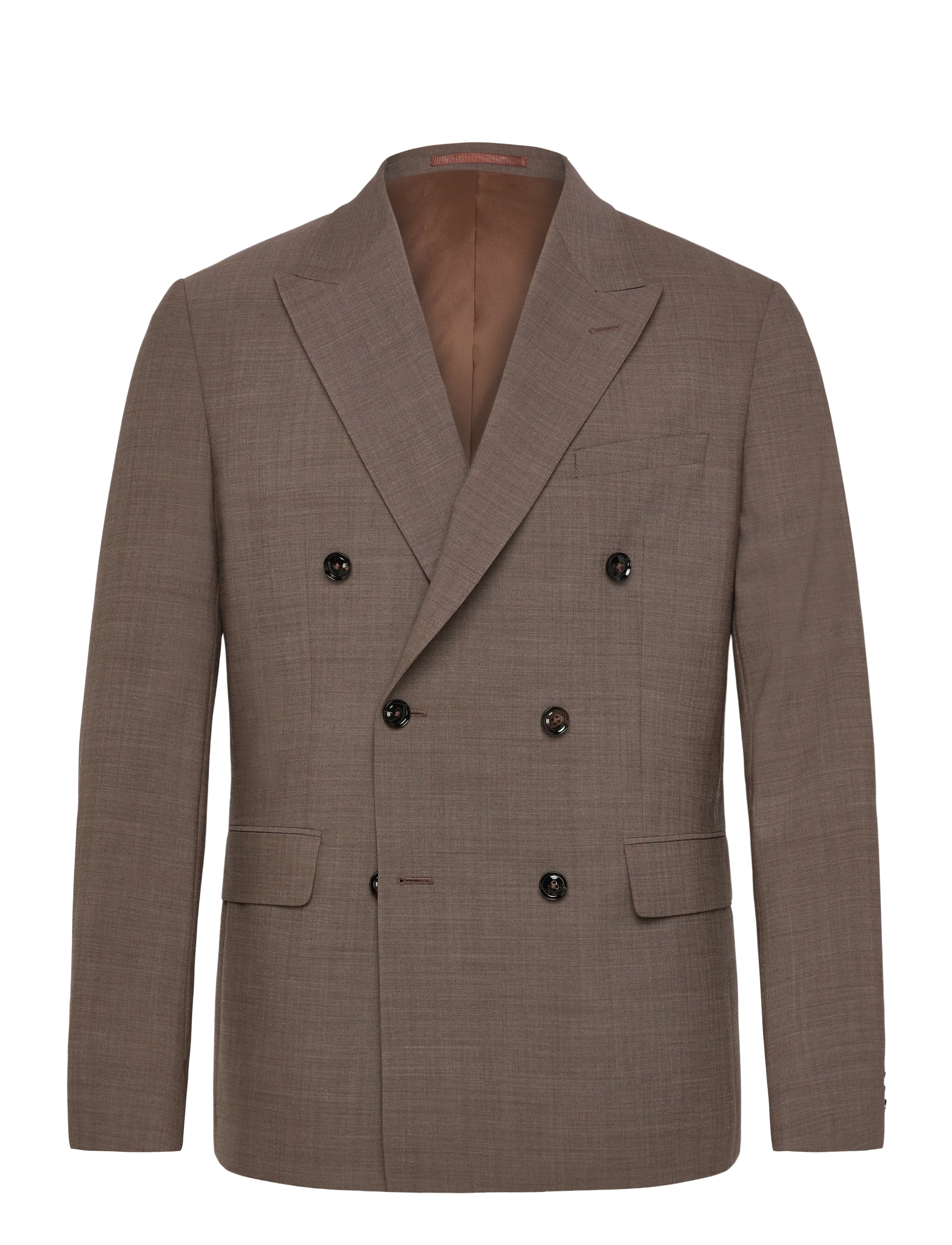 Mos Mosh Gallery Mmglui Dynamic Luxe Db Blazer, 54, Brown, Blazere > Dobbeltradede Blazere, Herre