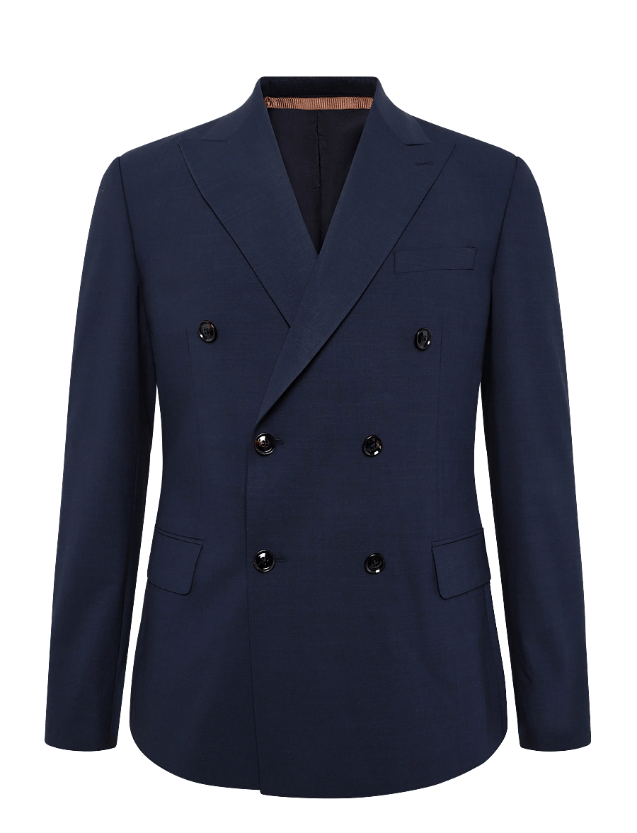 Mos Mosh Gallery - MMGLui Dynamic Luxe DB Blazer - zweireiher - navy - 0