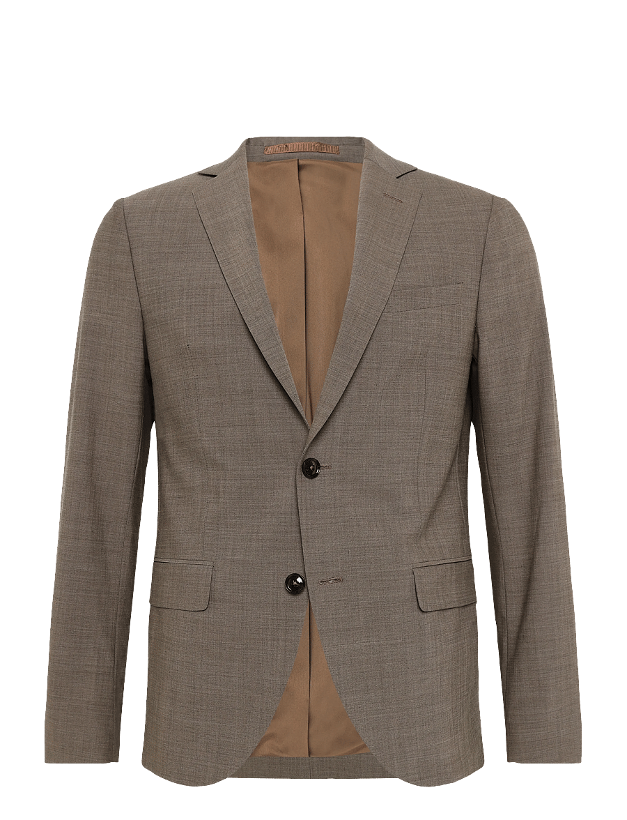 Mos Mosh Gallery - MMGJames Dynamic Luxe Blazer - enkelknäppta kavajer - falcon - 0