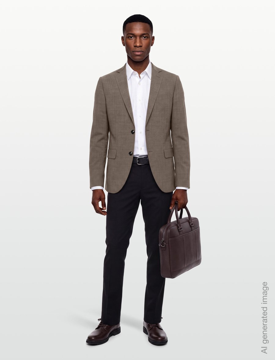 Mos Mosh Gallery - MMGJames Dynamic Luxe Blazer - einreiher - falcon - 0