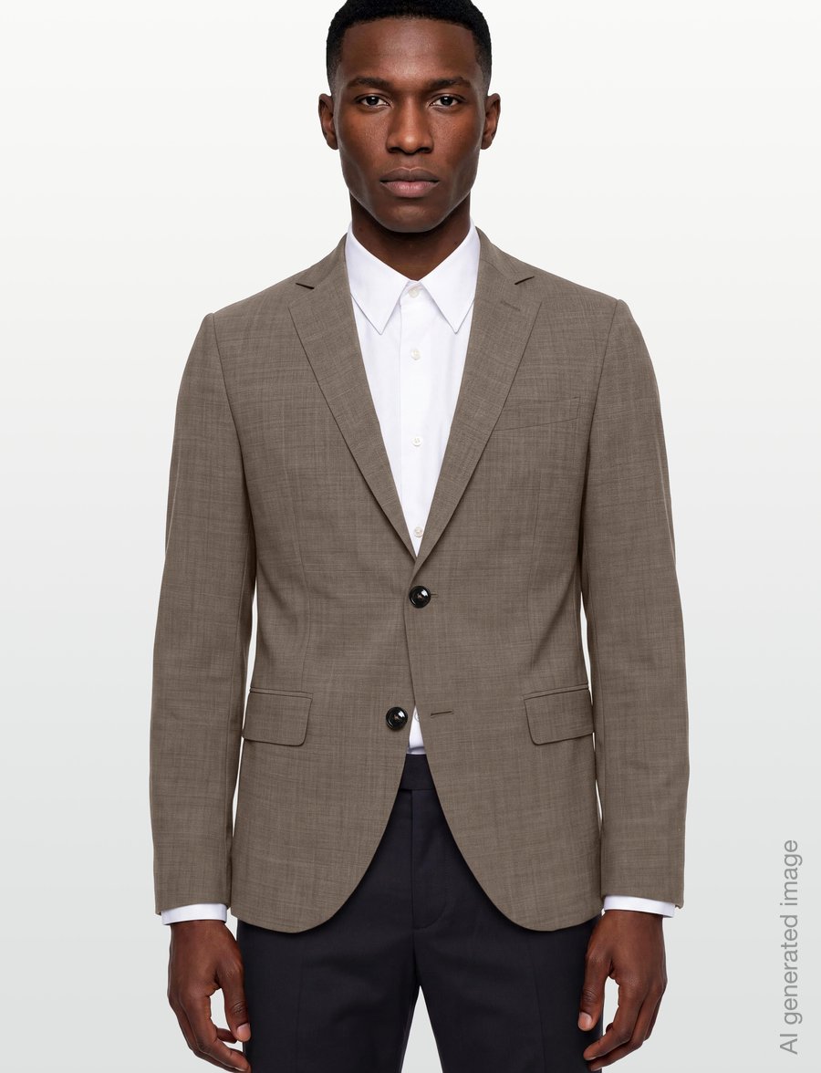 Mos Mosh Gallery - MMGJames Dynamic Luxe Blazer - einreiher - falcon - 3