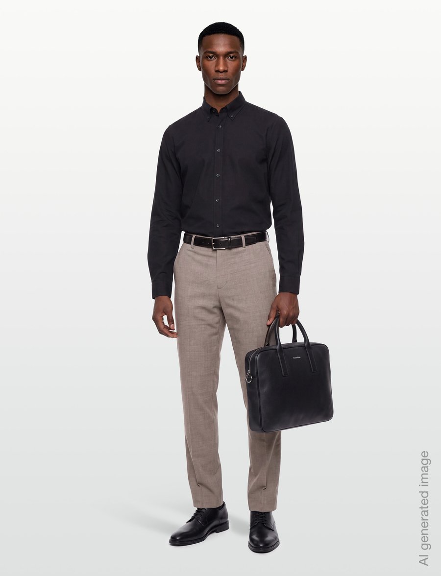 Mos Mosh Gallery - MMGHugh Dynamic Luxe Pant - casual byxor - falcon - 0
