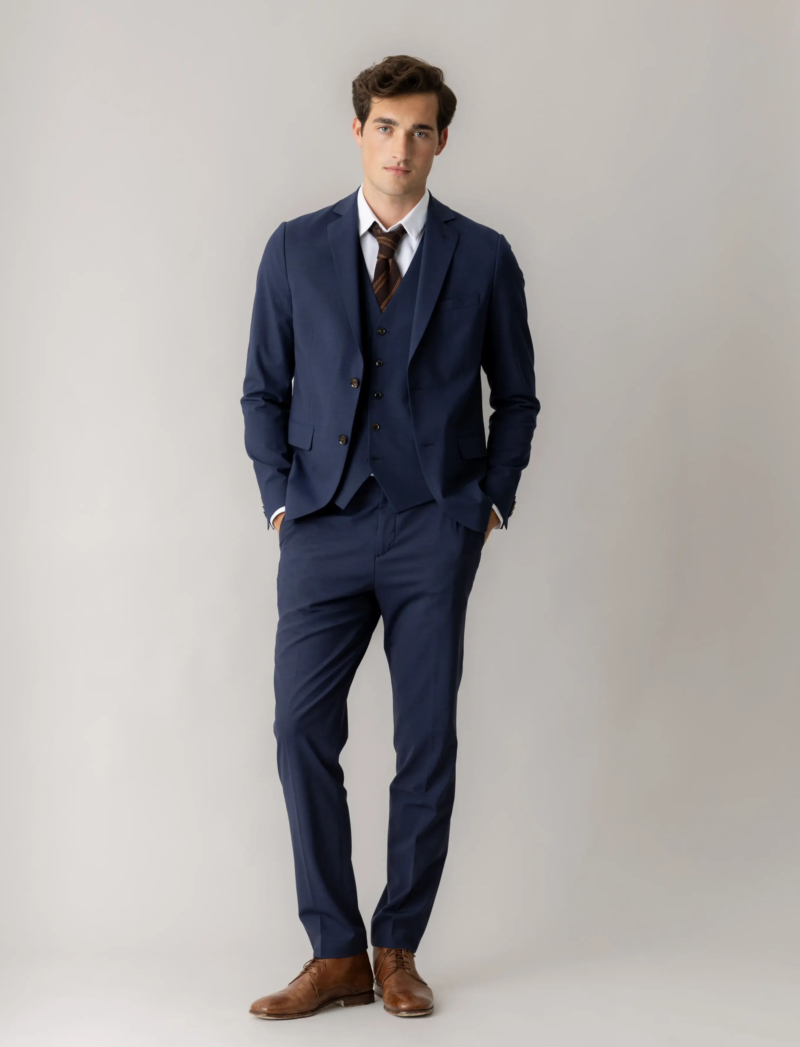 Mos Mosh Gallery MMGHugh Dynamic Luxe Pant - Kleidung - NAVY / navy