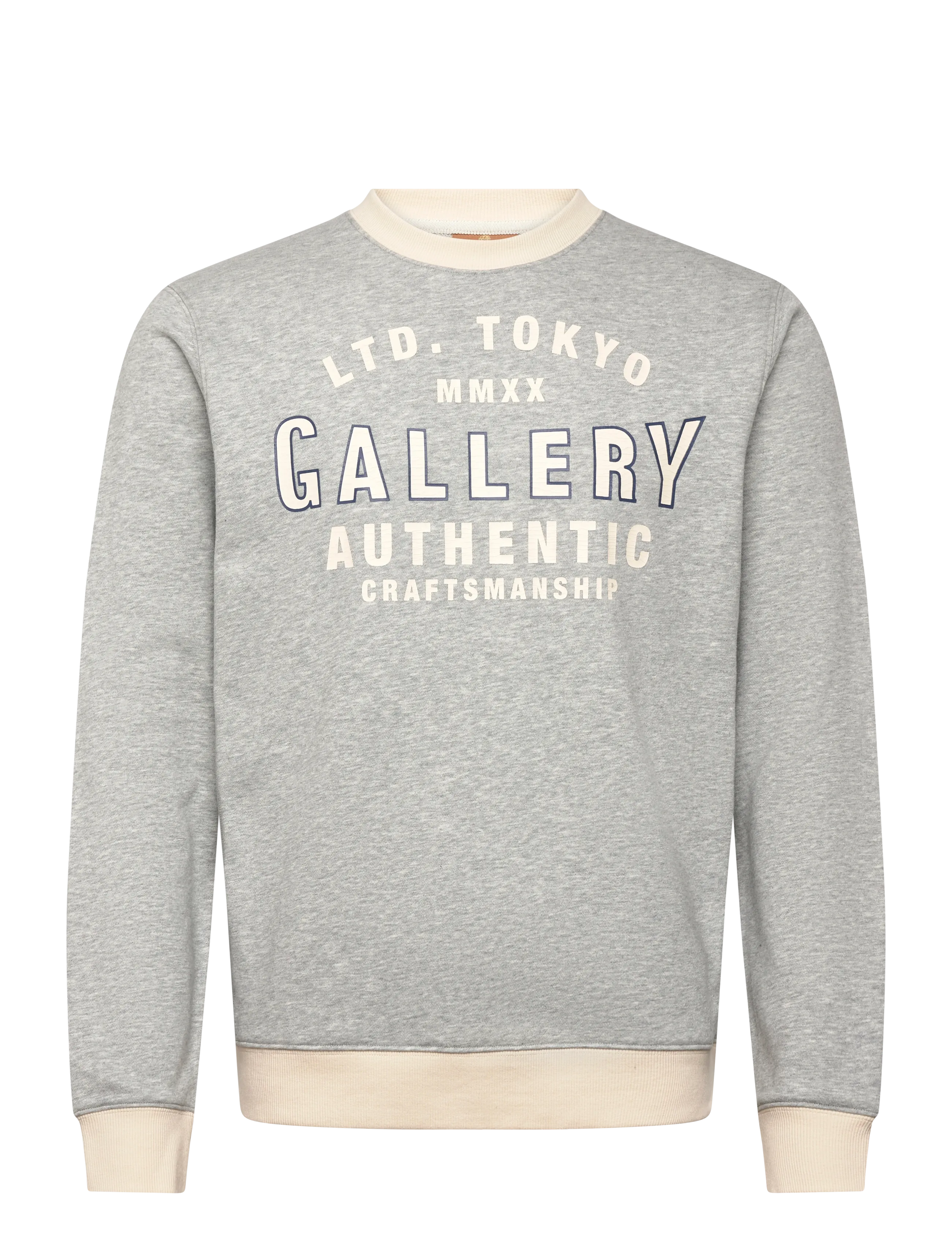 Mos Mosh Gallery MMGTokio Sweatshirt - Sweatshirts & hættetrøjer - GREY MELANGE / grey