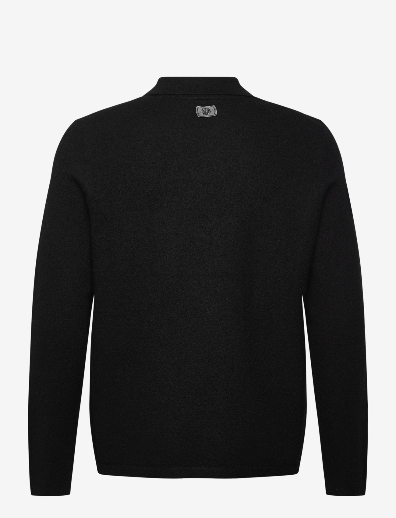 Mos Mosh Gallery - MMGRyan Boil Zip Polo Pullover - halfzip strik - black - 1