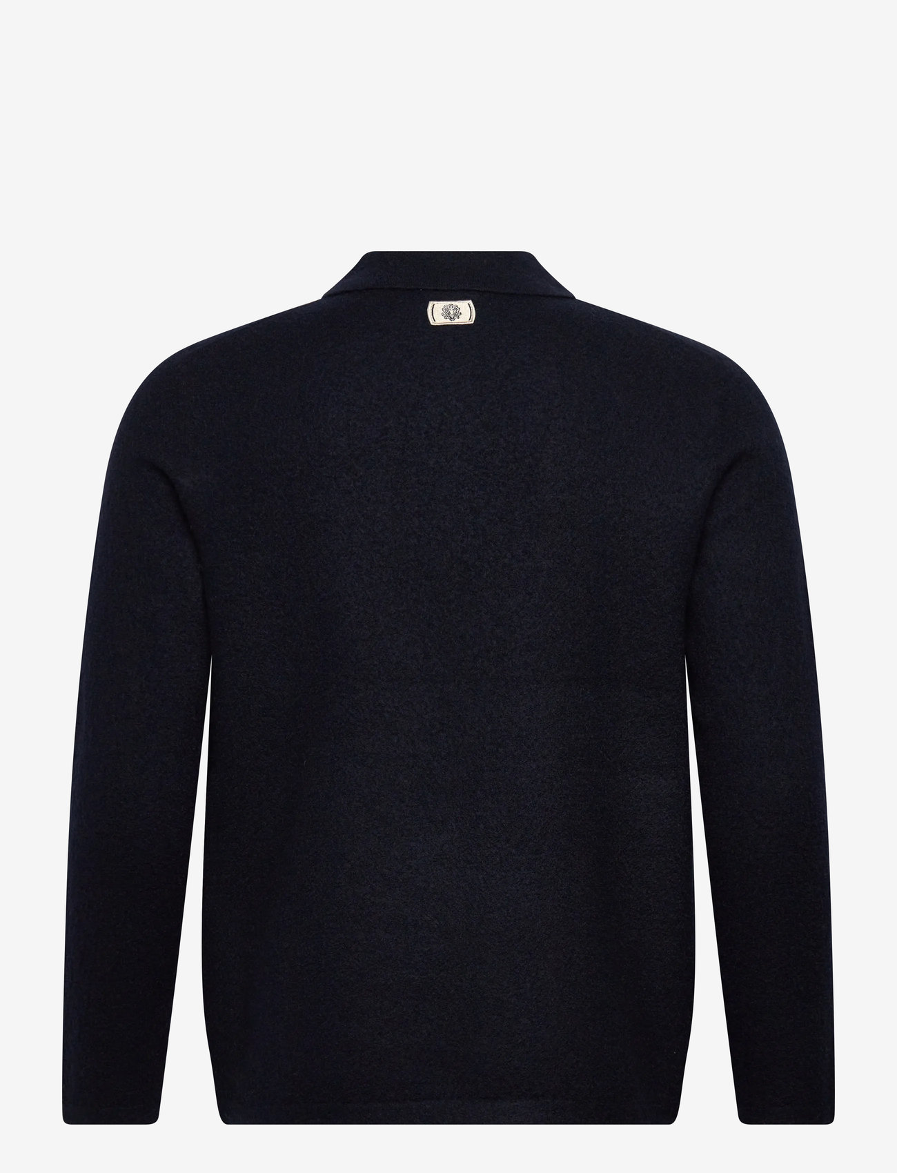 Mos Mosh Gallery - MMGRyan Boil Zip Polo Pullover - half zip-tröjor - salute navy - 1