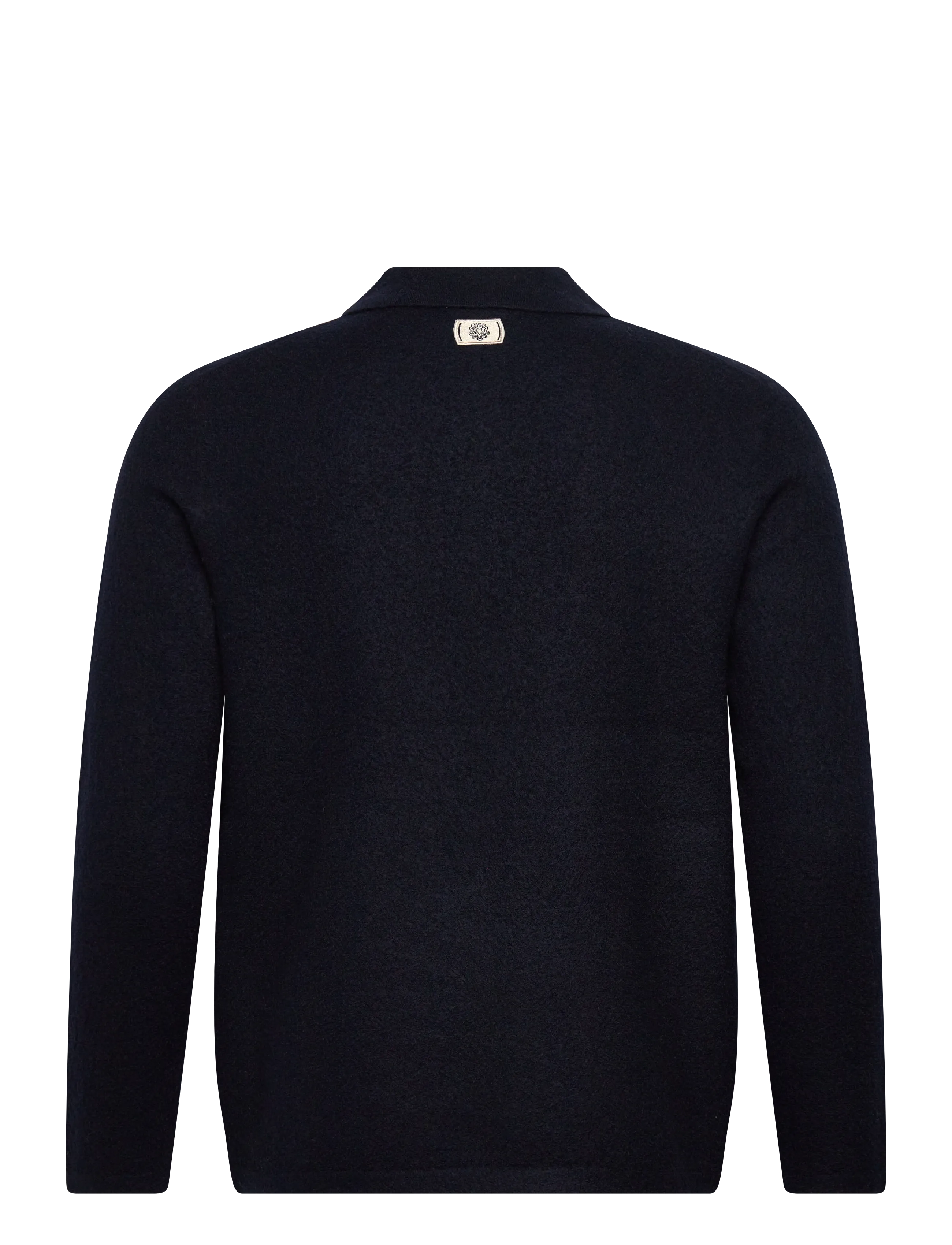 Mos Mosh Gallery - MMGRyan Boil Zip Polo Pullover - half zip jumpers - salute navy - 1