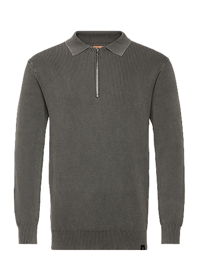 Royce Zip Polo Knit - Half Zip-TrøJer