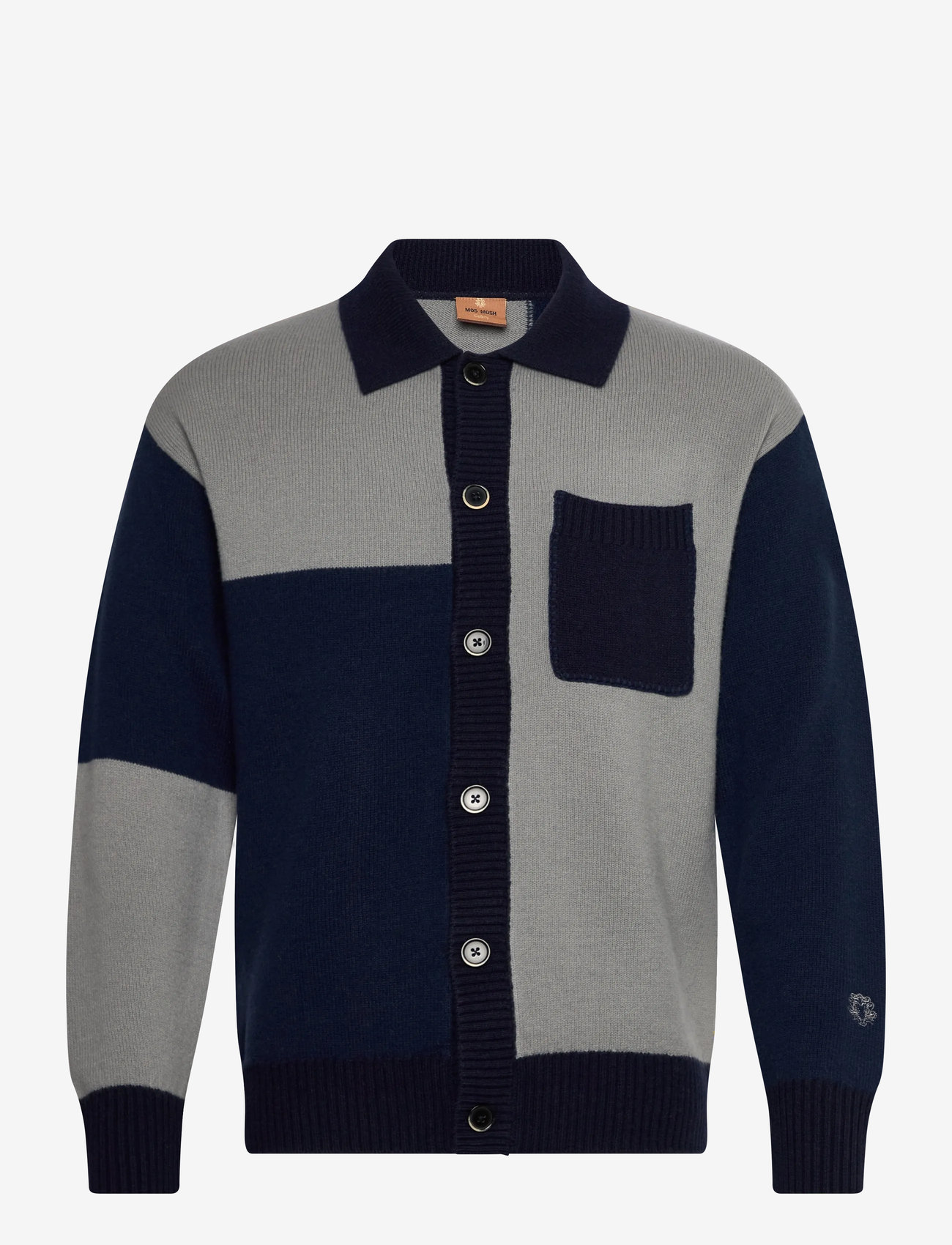 Mos Mosh Gallery - MMGPatch Knit Cardigan - grey - 0