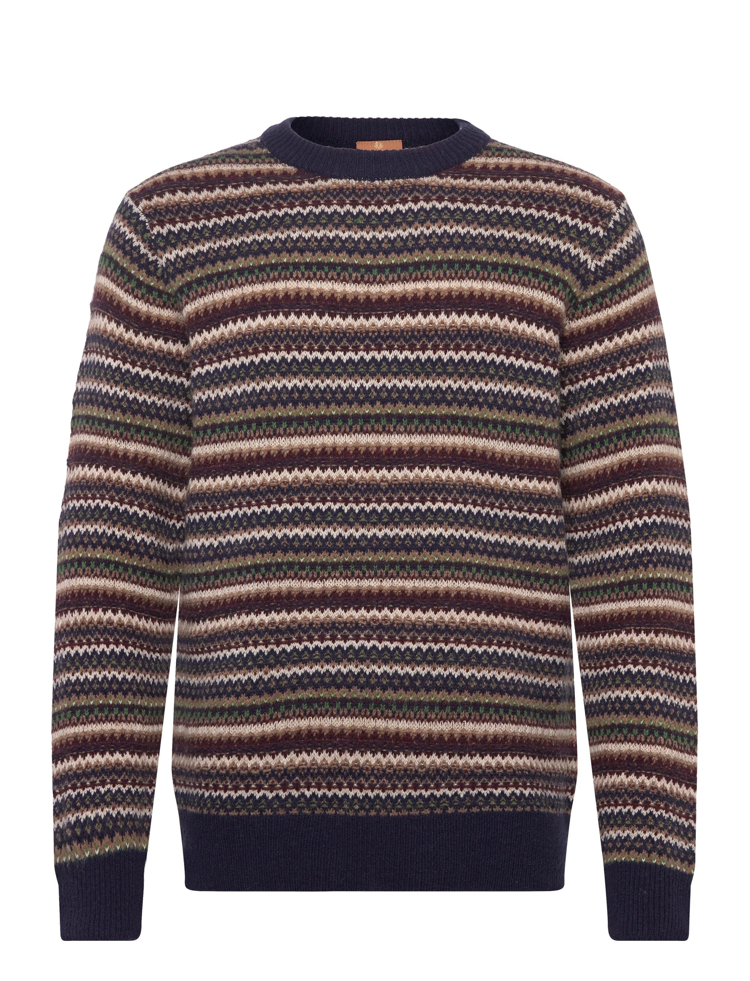 Mos Mosh Gallery MMGLaporte Ice Pullover - Kläder - TOTAL ECLIPSE / multi