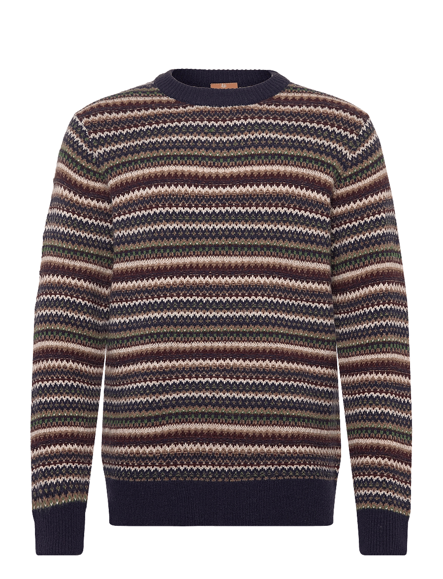 Mos Mosh Gallery - MMGLaporte Ice Pullover - rund hals - total eclipse - 0