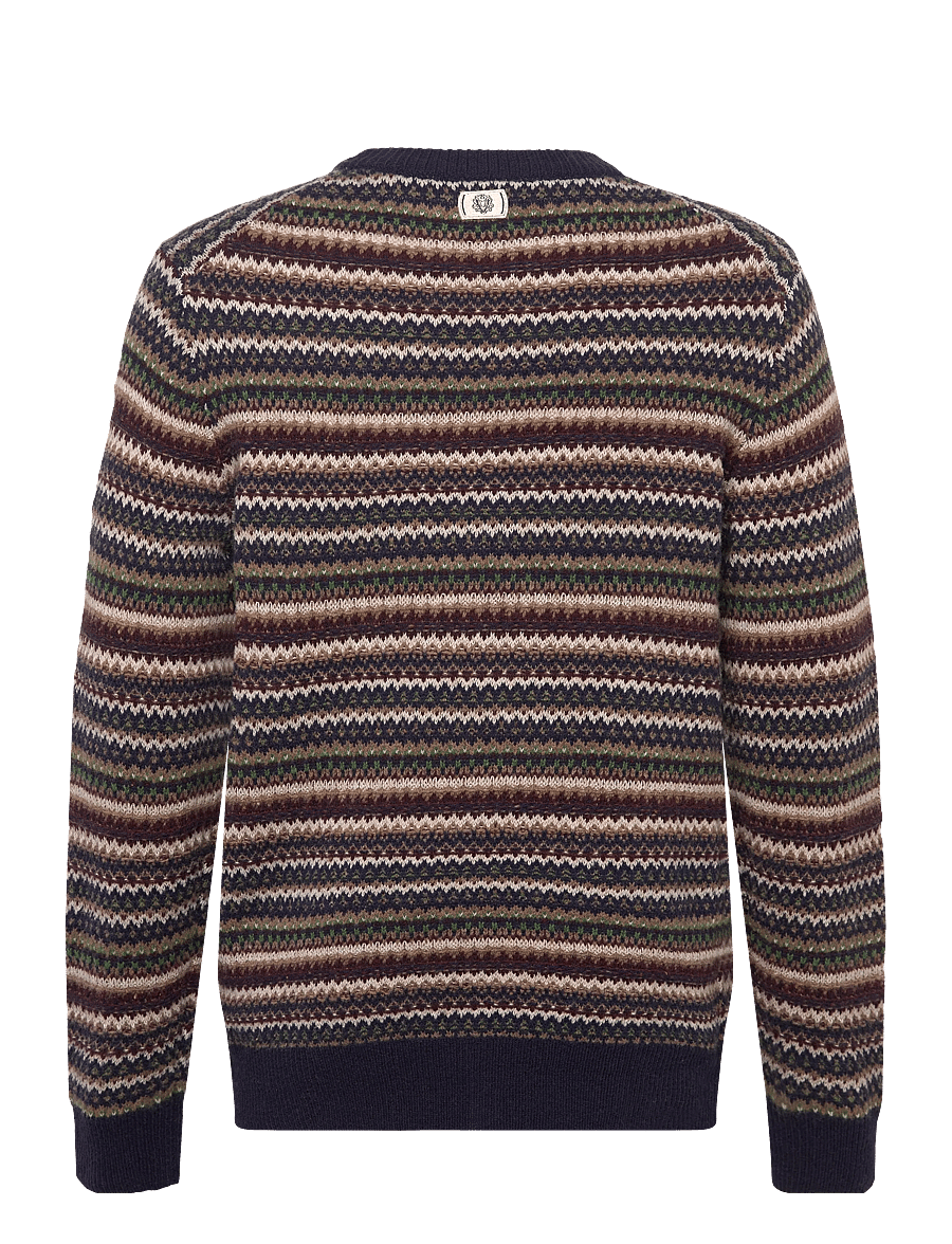 Mos Mosh Gallery - MMGLaporte Ice Pullover - rund hals - total eclipse - 1