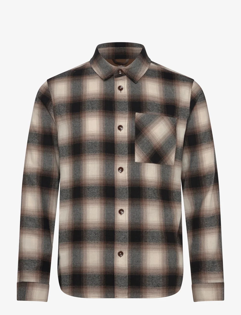 Mos Mosh Gallery - MMGDavid Hang Overshirt - flanell-hemden - aluminum - 0