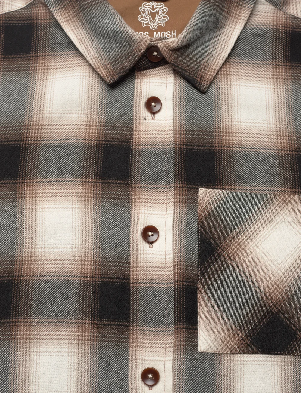 Mos Mosh Gallery - MMGDavid Hang Overshirt - flanell-hemden - aluminum - 2