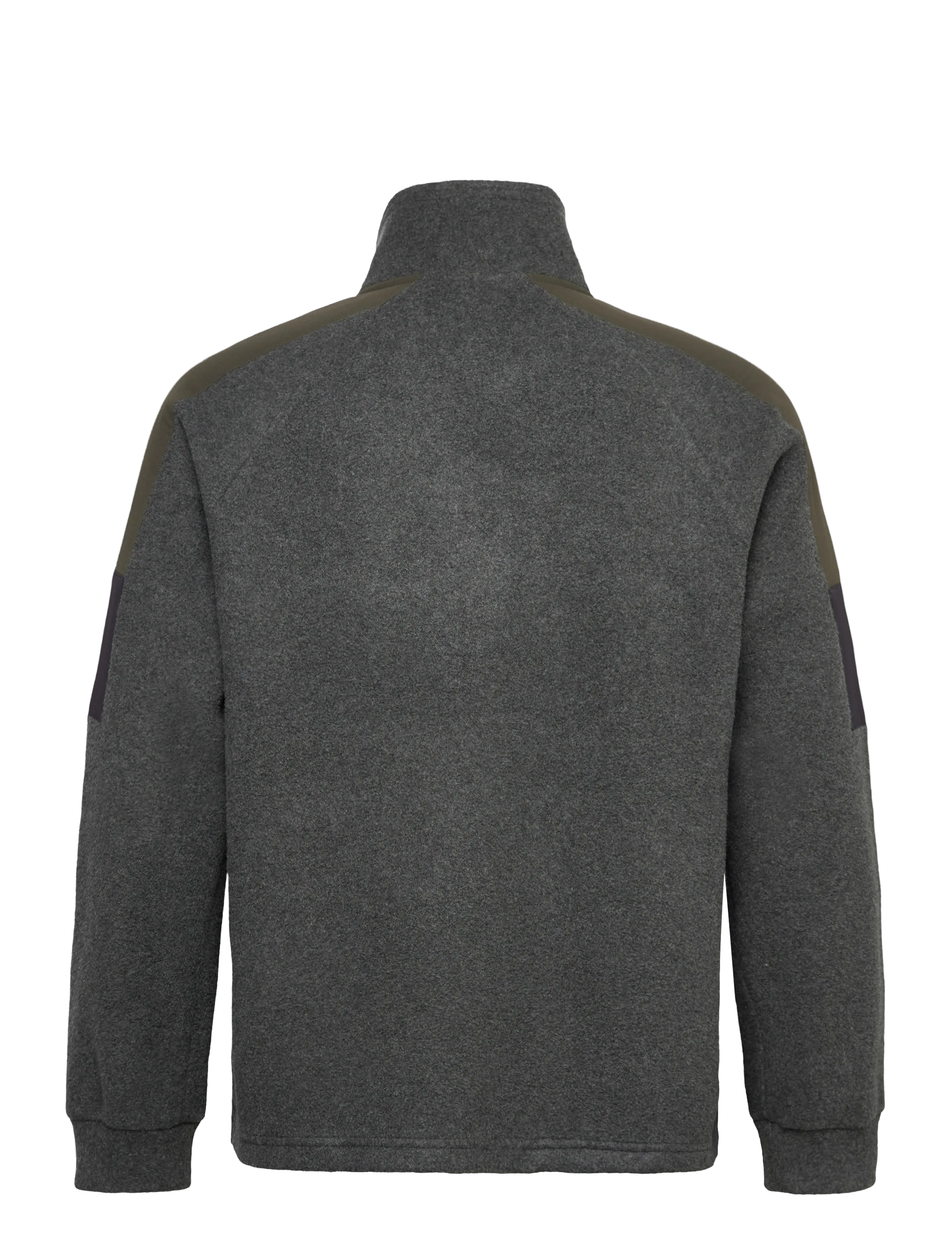 Mos Mosh Gallery - MMGChan Fleece Pullover - plīša džemperi - dark grey melange - 1