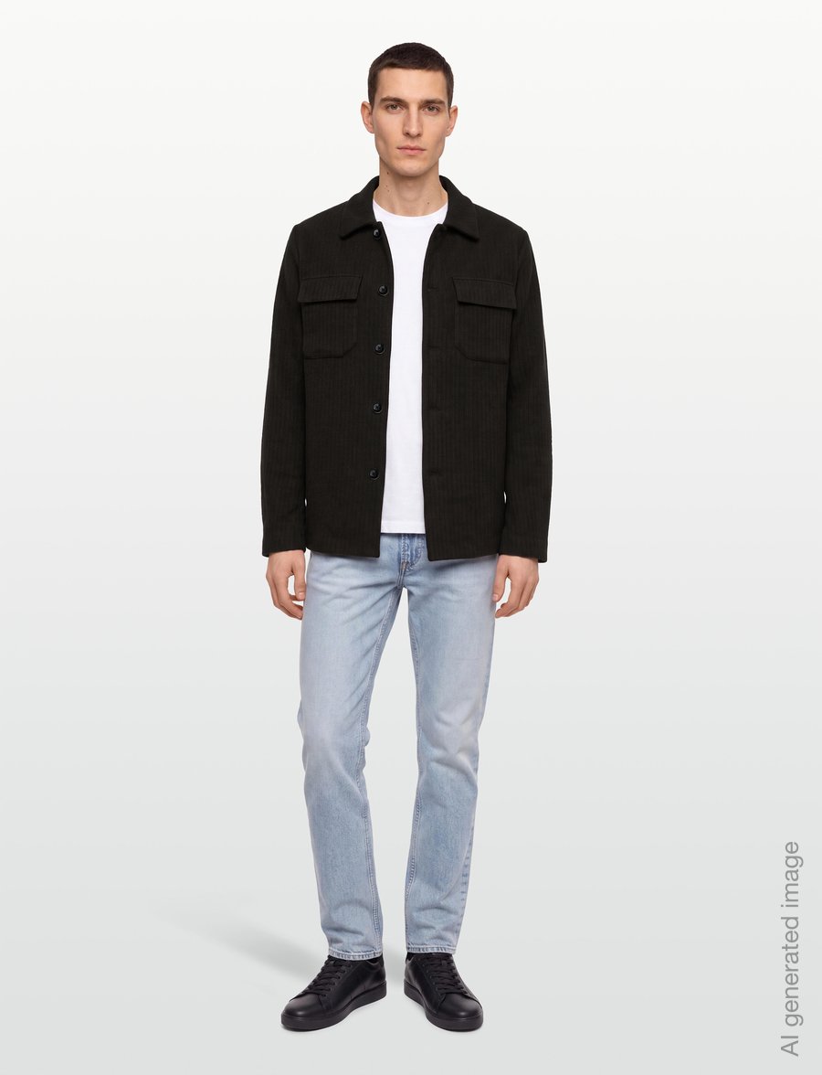 Mos Mosh Gallery - MMGAustin Knit Overshirt - Überhemden - black coffee - 0