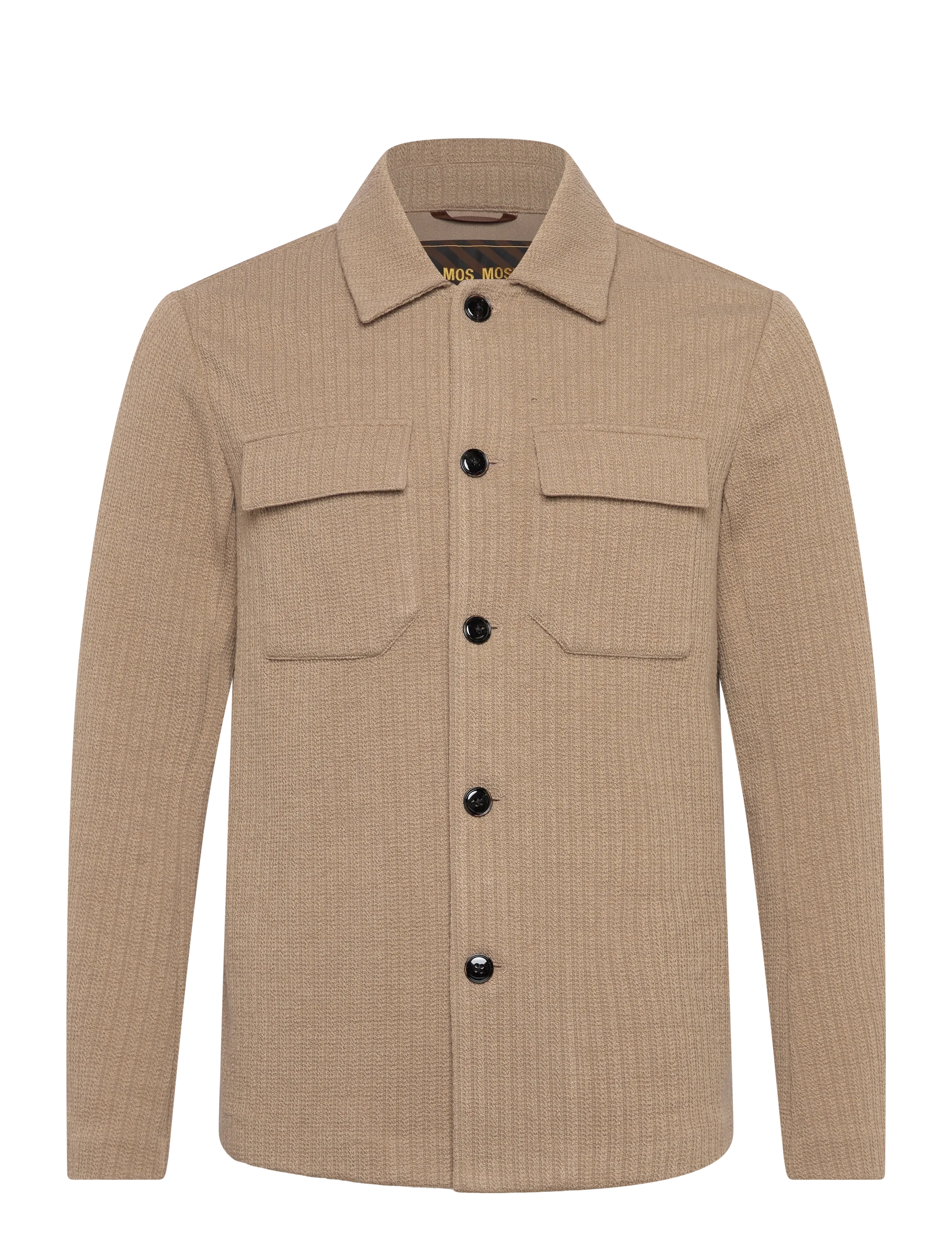 Mos Mosh Gallery MMGAustin Knit Overshirt - Overshirts - DUNE / beige