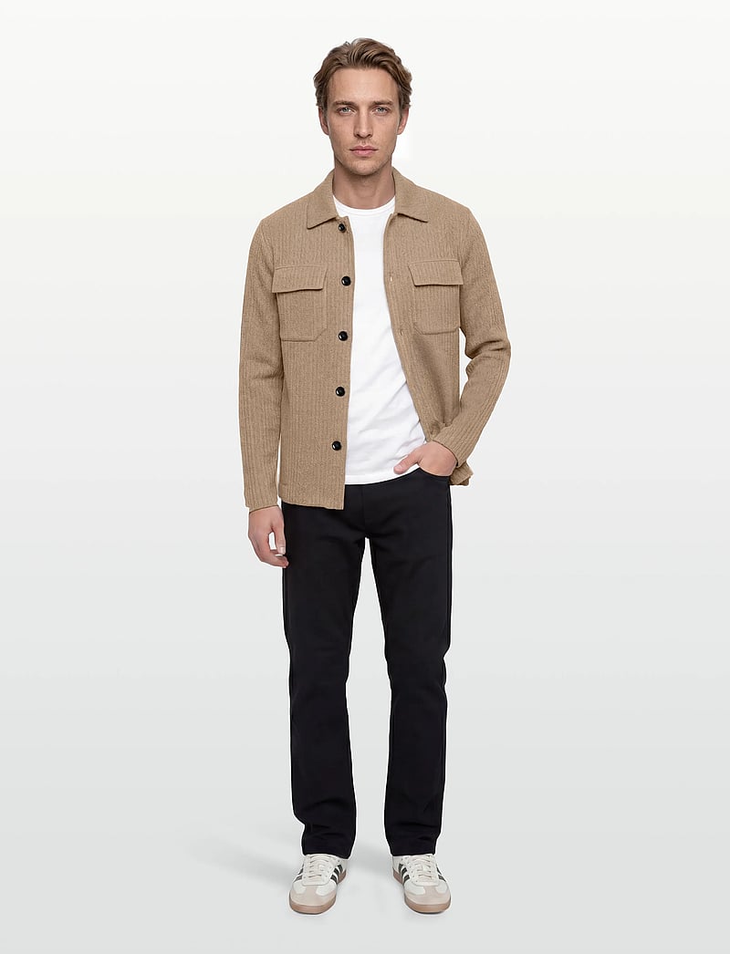 Mos Mosh Gallery - MMGAustin Knit Overshirt - nach anlass kaufen - dune - 0