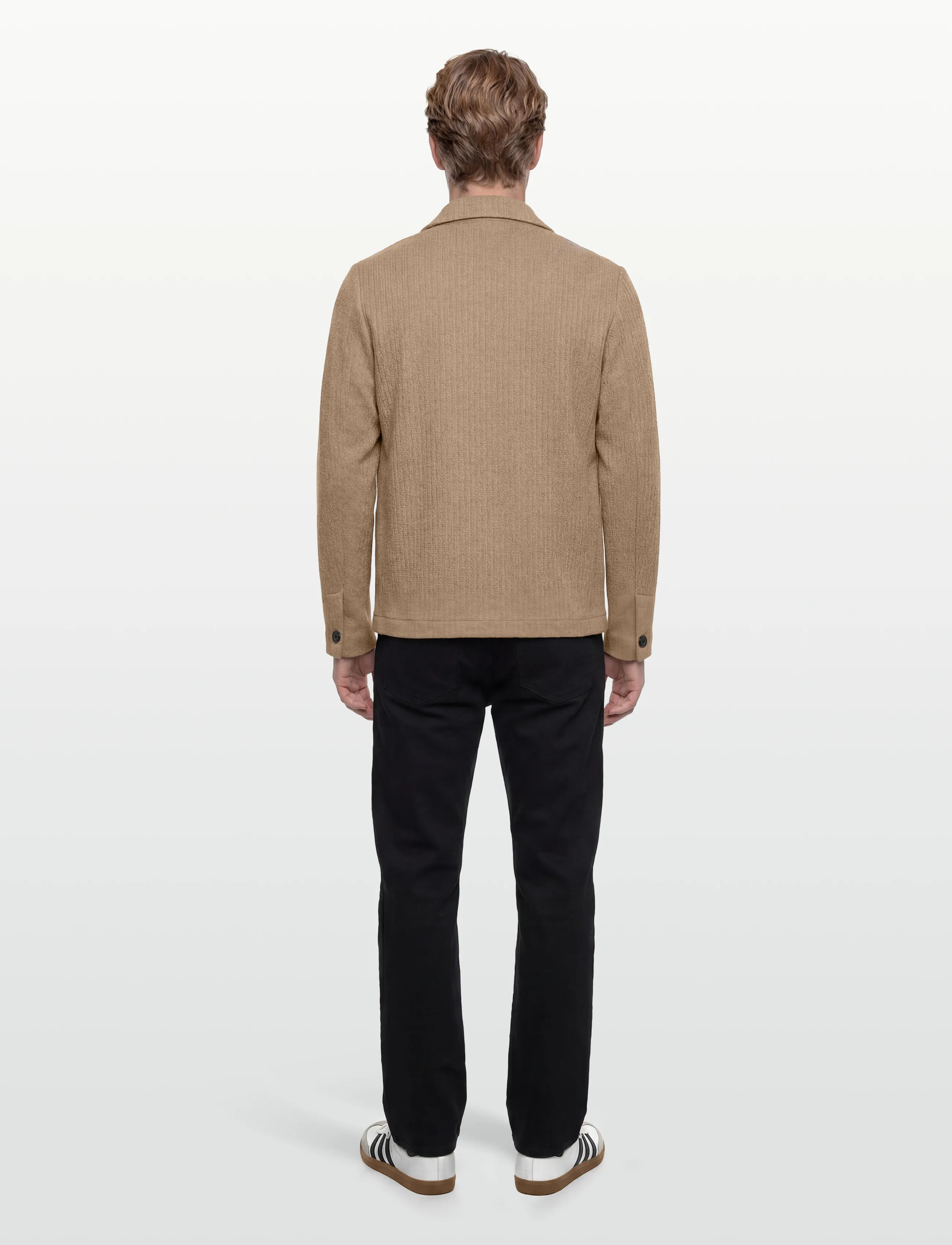 Mos Mosh Gallery - MMGAustin Knit Overshirt - prekės kiekvienai progai - dune - 4