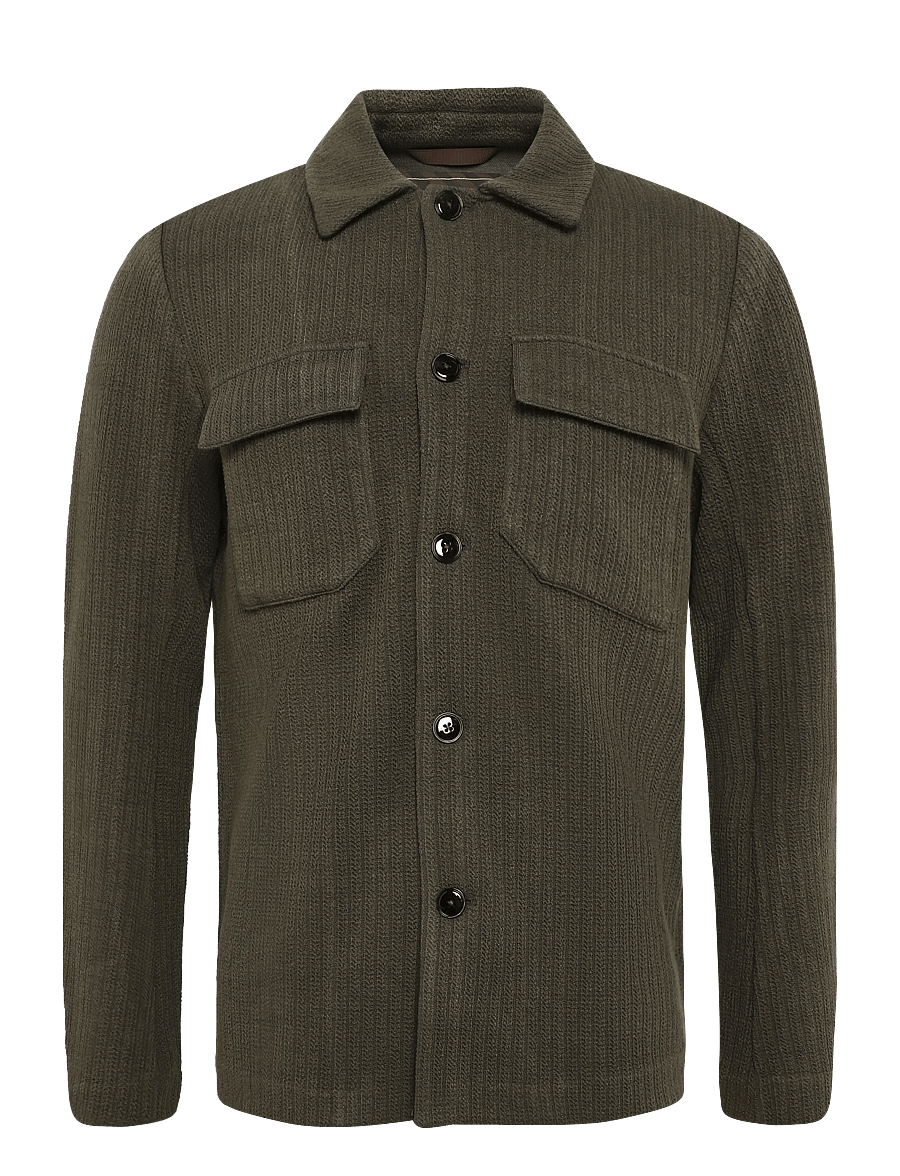 Mos Mosh Gallery - MMGAustin Knit Overshirt - shop by occasion - grape leaf - 0
