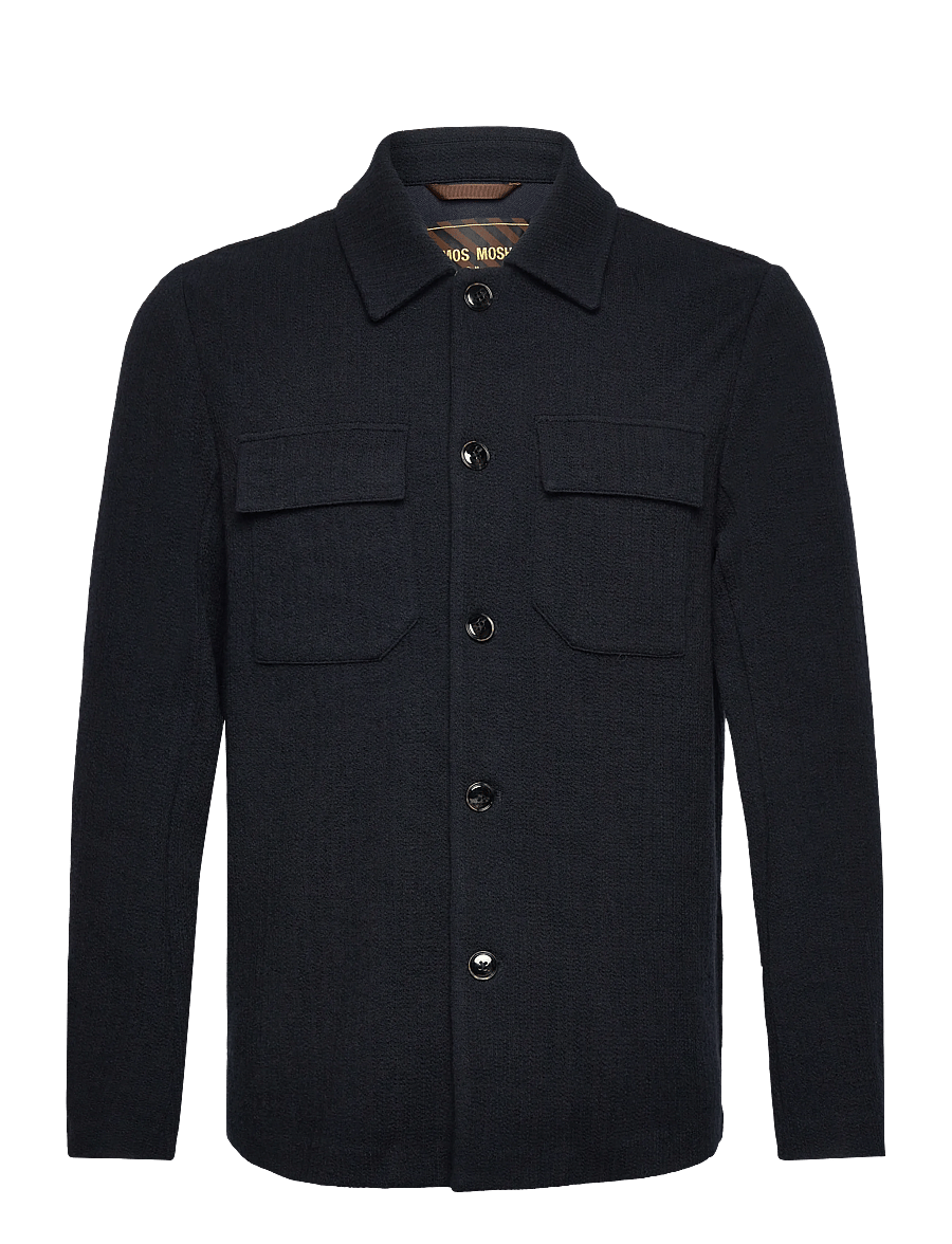 Mos Mosh Gallery - MMGAustin Knit Overshirt - osta olukorra järgi - navy - 0