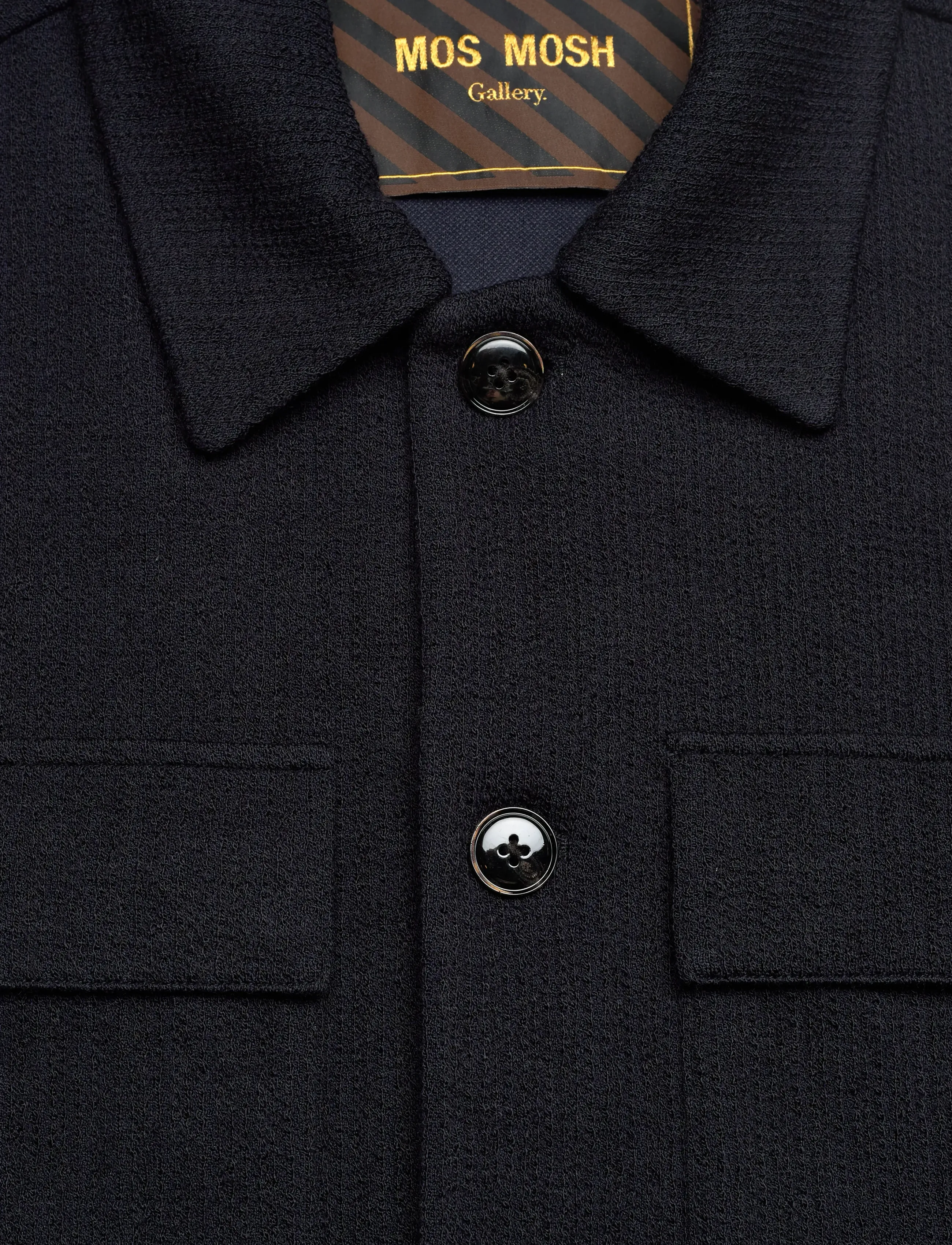 Mos Mosh Gallery - MMGAustin Knit Overshirt - navy - 2