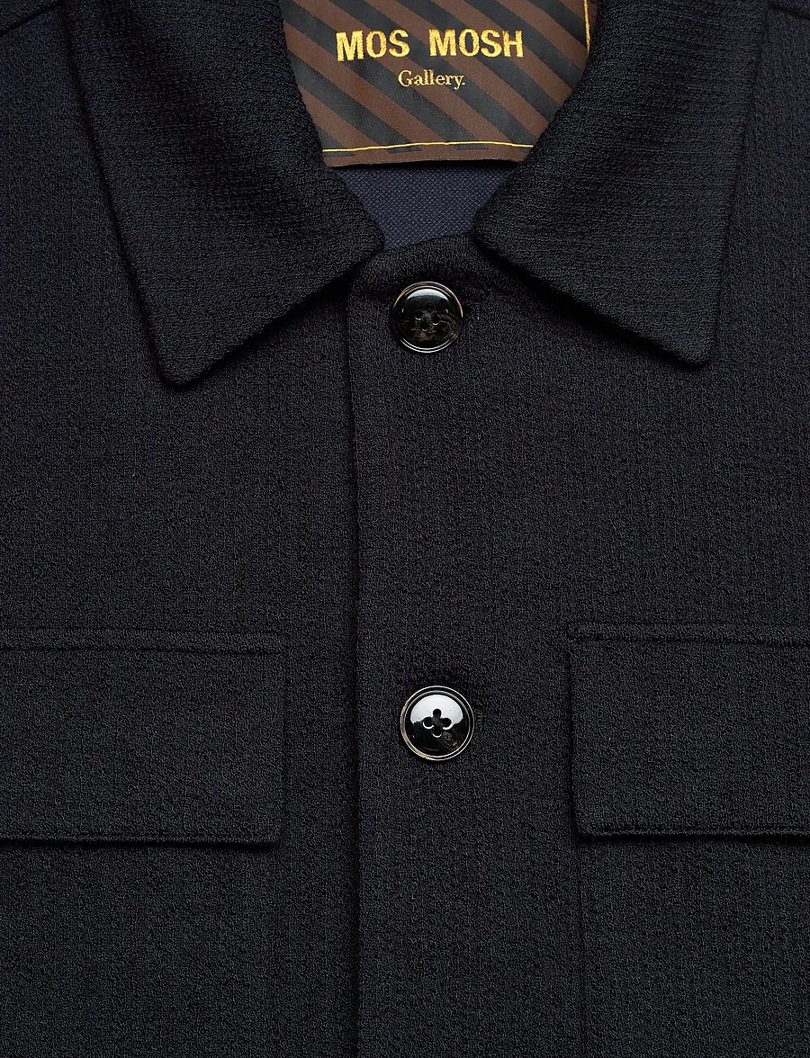 Mos Mosh Gallery - MMGAustin Knit Overshirt - osta olukorra järgi - navy - 2