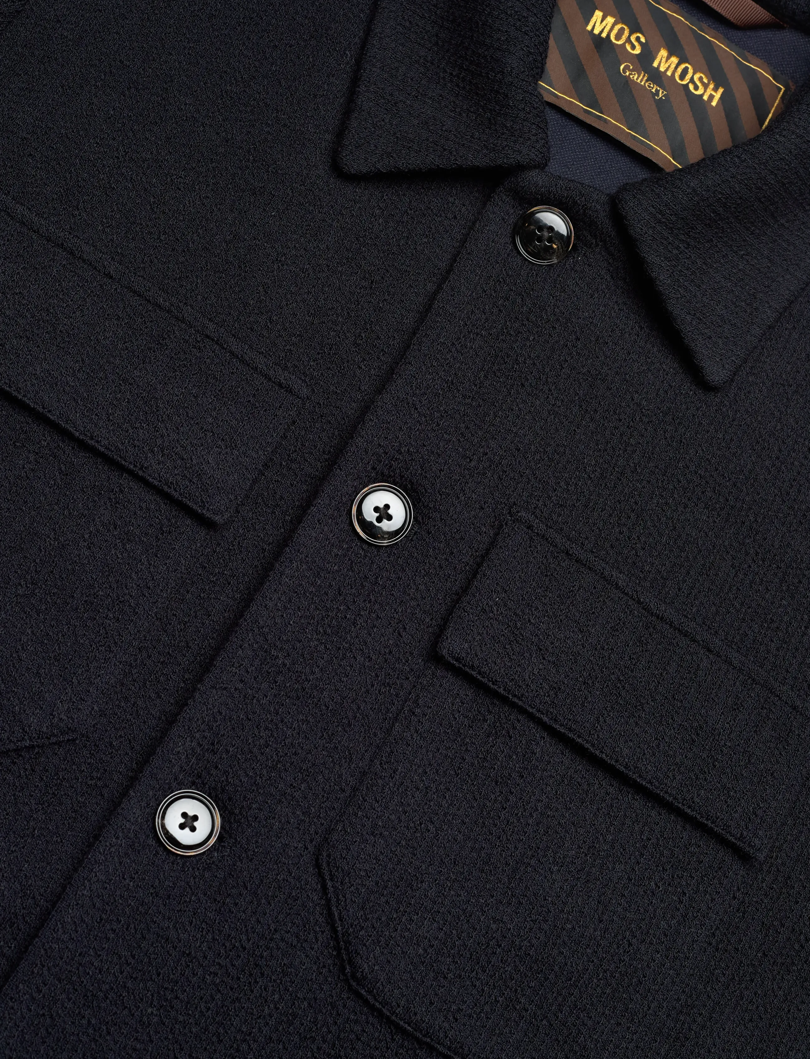 Mos Mosh Gallery - MMGAustin Knit Overshirt - navy - 3