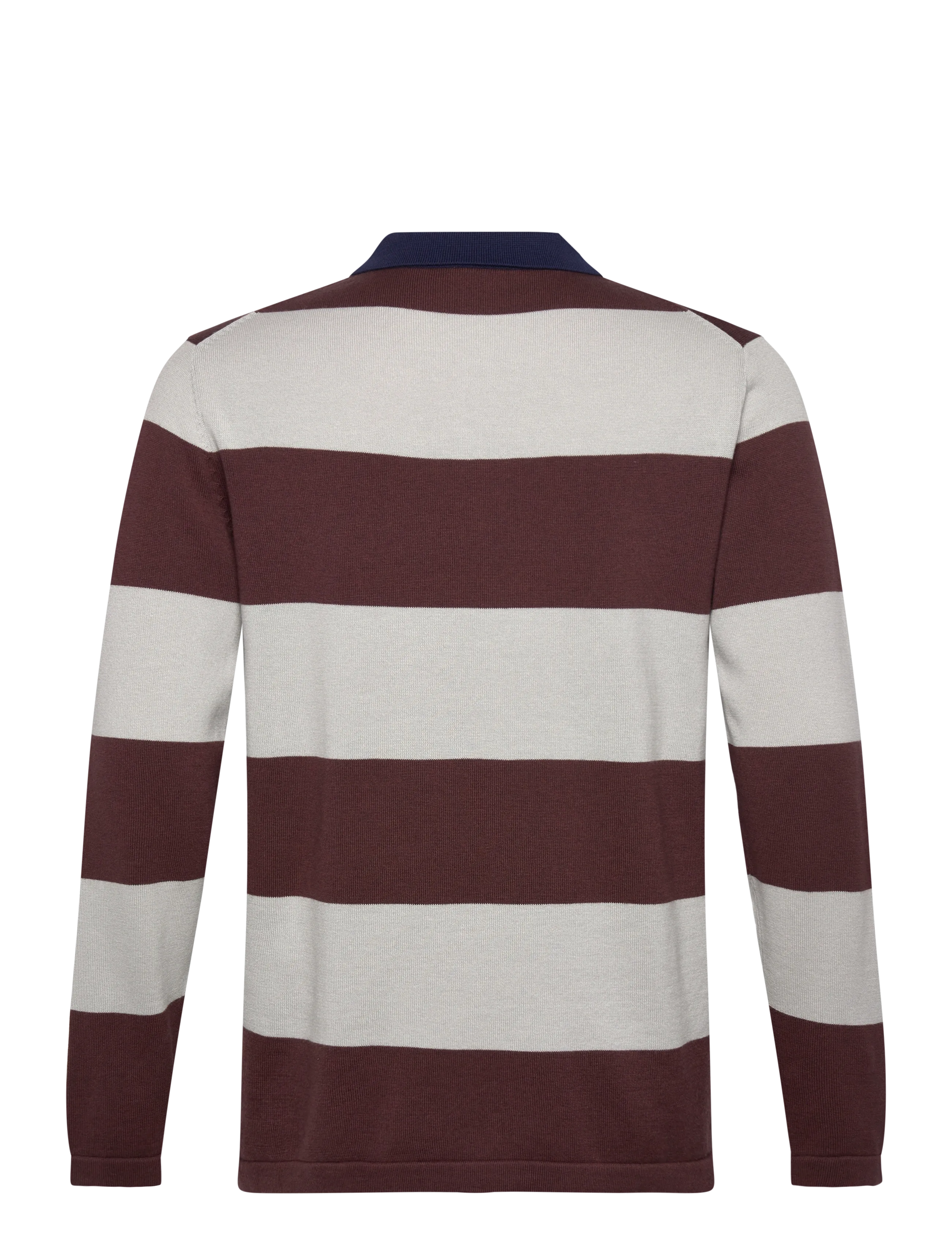 Mos Mosh Gallery - MMGRoyal Preppy LS Polo Knit - langärmelig - bitter chocolate - 1