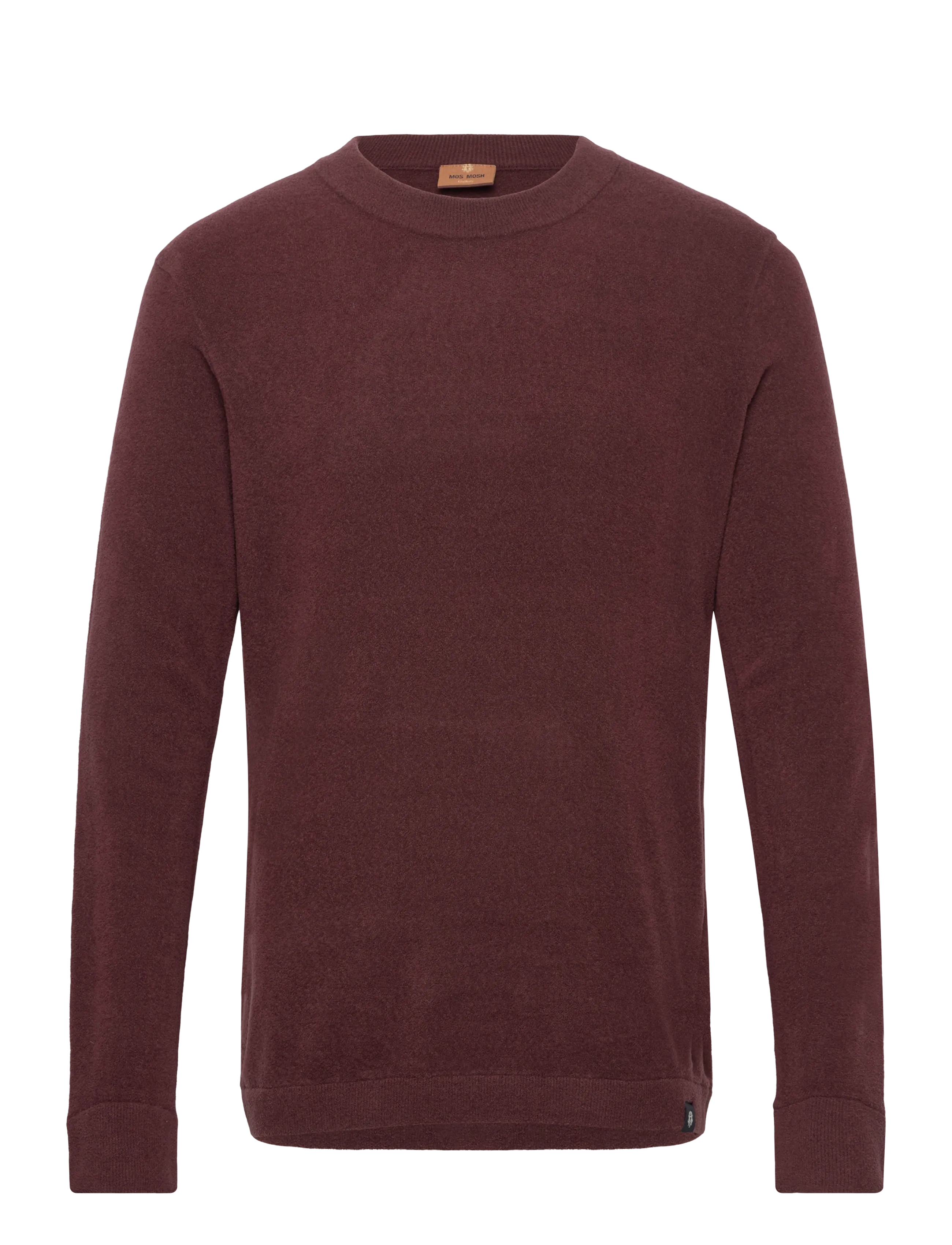 Mos Mosh Gallery MMGKyle Bouclé Pullover - Strickmode - BITTER CHOCOLATE / burgundy