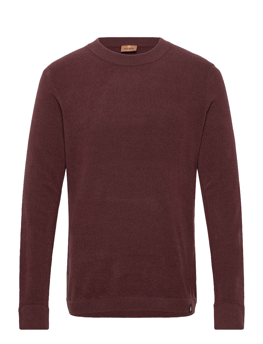 Mos Mosh Gallery - MMGKyle Bouclé Pullover - rundhalsad - bitter chocolate - 0