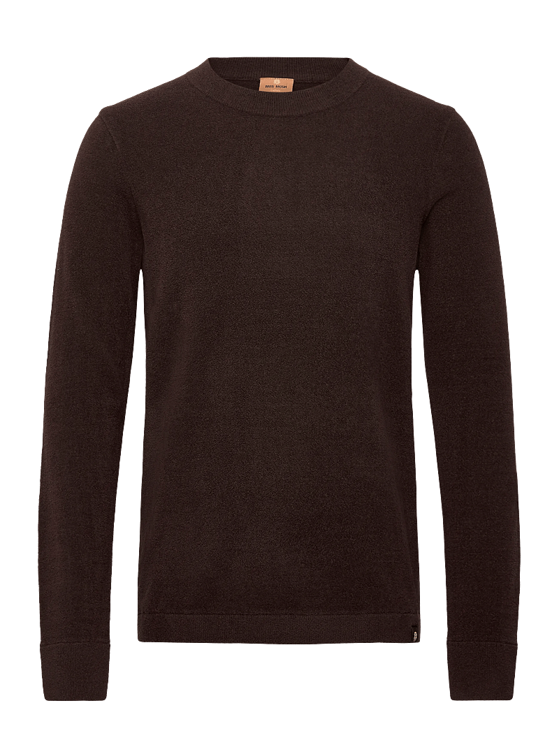 Mos Mosh Gallery - MMGKyle Bouclé Pullover - rundhals - chocolate brown - 0