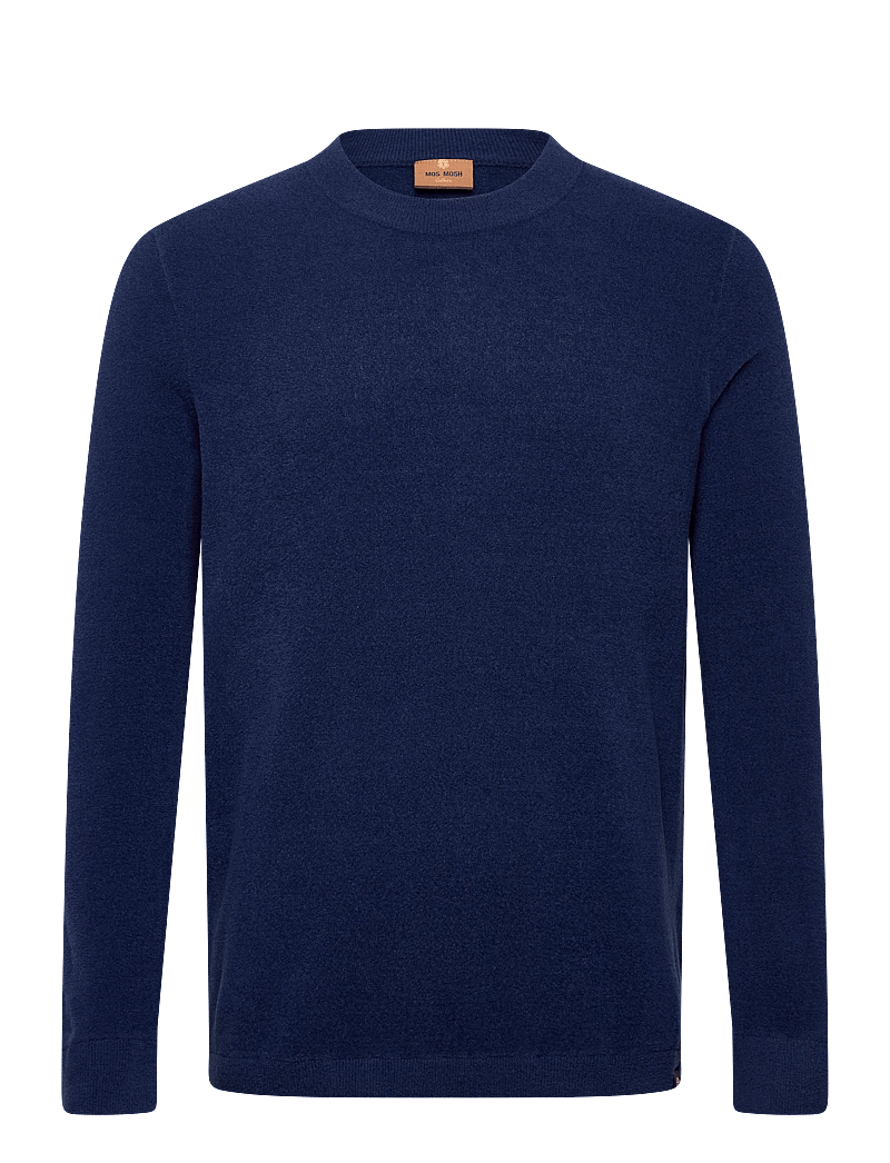 Mos Mosh Gallery - MMGKyle Bouclé Pullover - rund hals - sodalite blue - 0
