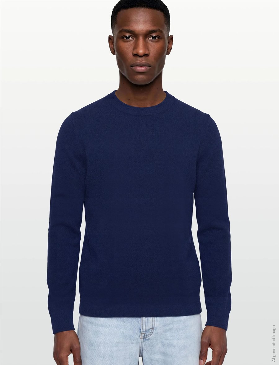Mos Mosh Gallery - MMGKyle Bouclé Pullover - rund hals - sodalite blue - 3