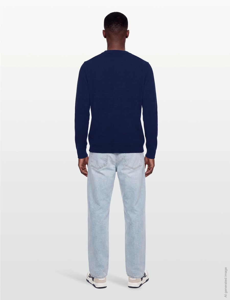 Mos Mosh Gallery - MMGKyle Bouclé Pullover - rund hals - sodalite blue - 4