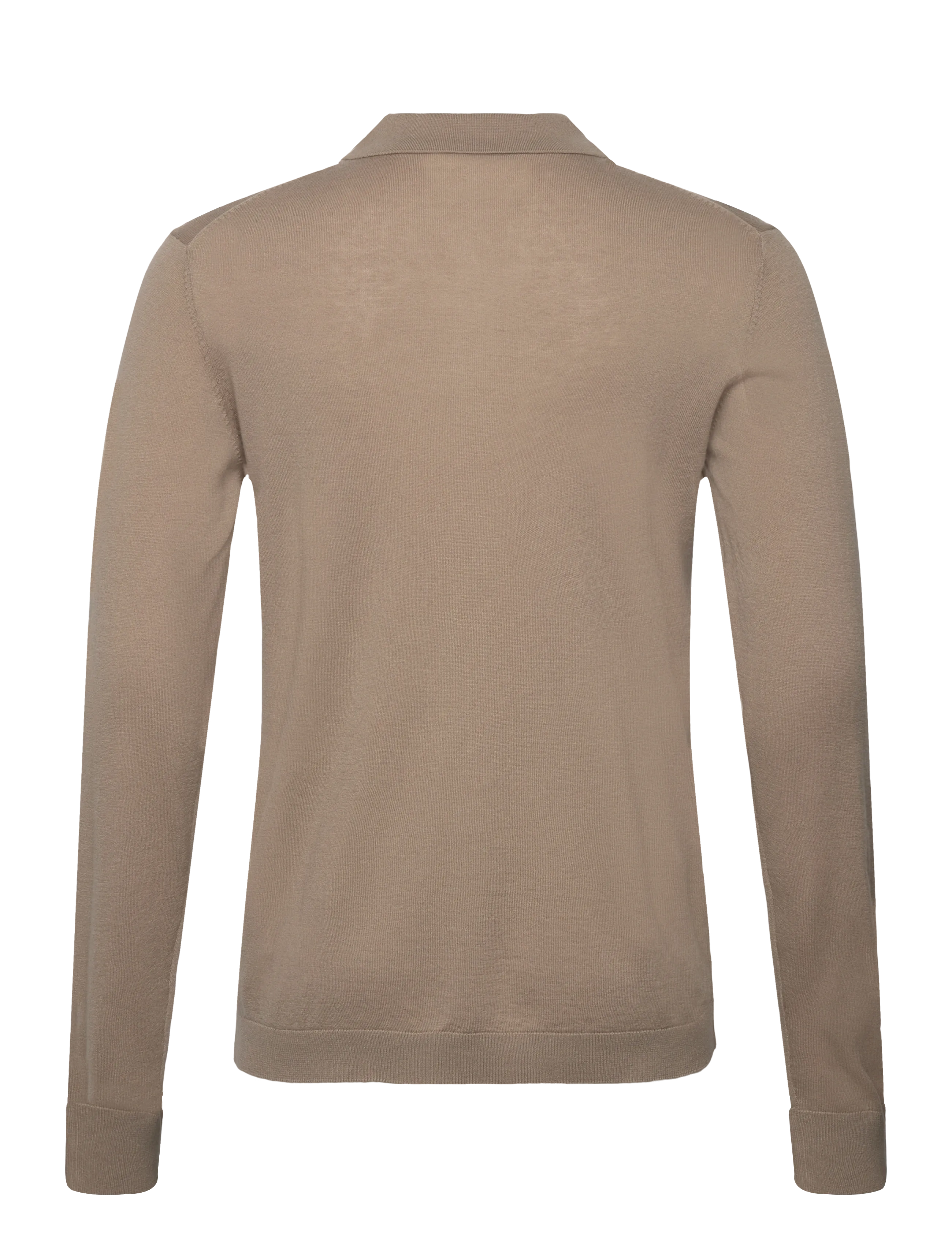 Mos Mosh Gallery - MMGAdam Soft LS Polo Knit - trikotažiniai polo marškinėliai ilgomis rankovėmis - aluminum - 1