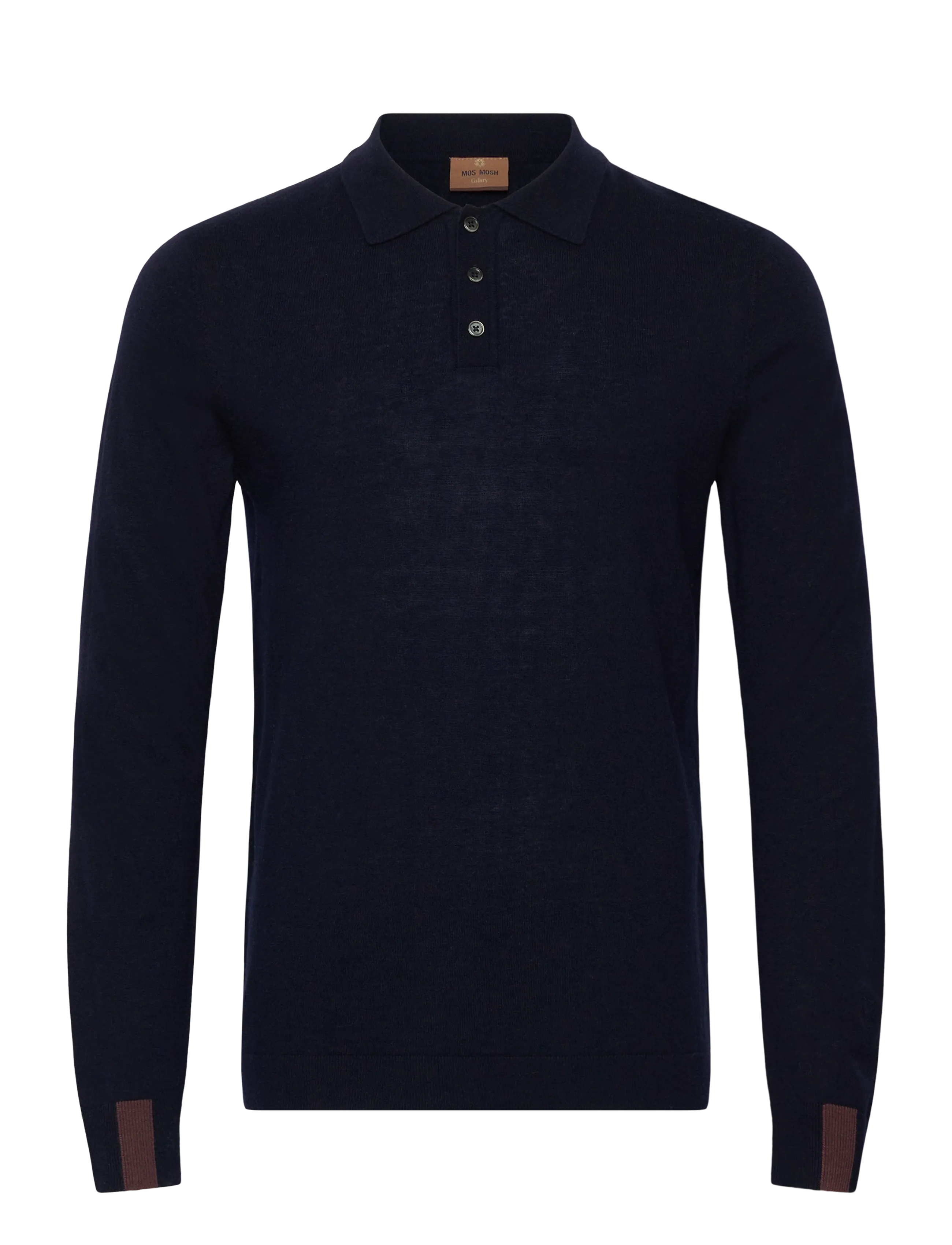 MMGAdam Soft LS Polo Knit - NAVY