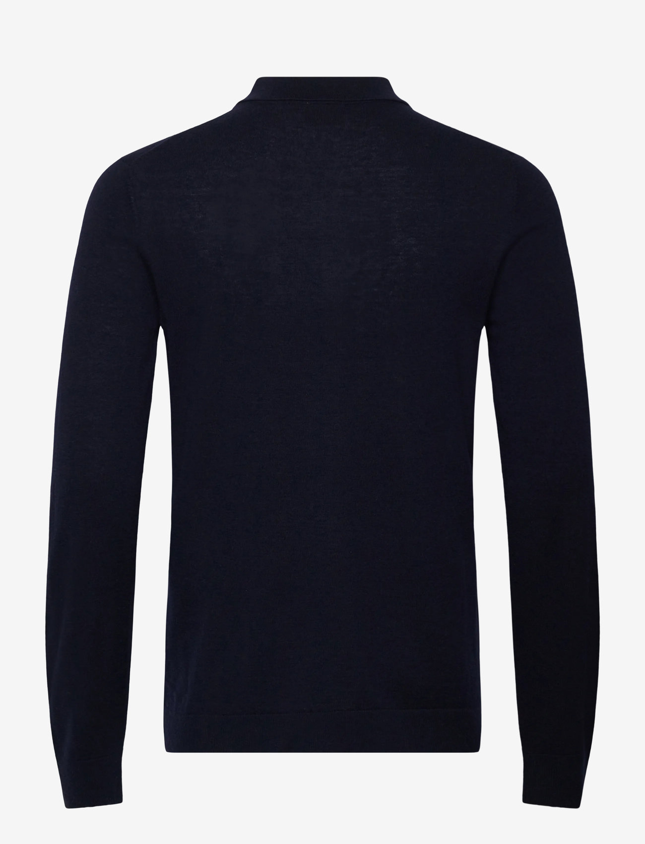 Mos Mosh Gallery - MMGAdam Soft LS Polo Knit - navy - 1