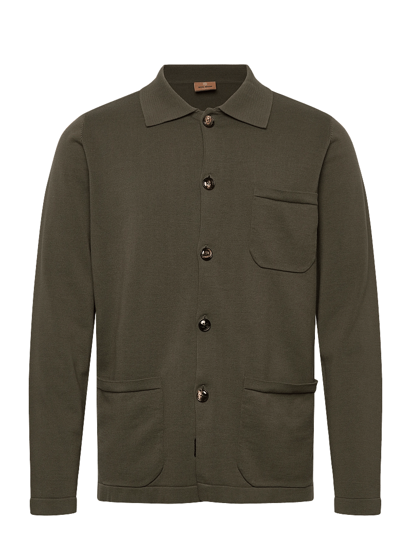 Mos Mosh Gallery - MMGConway Knit Jacket - frühlingsjacken - grape leaf - 0