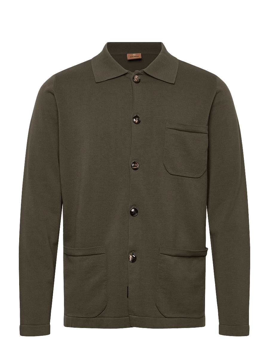 Mos Mosh Gallery - MMGConway Knit Jacket - frühlingsjacken - grape leaf - 0