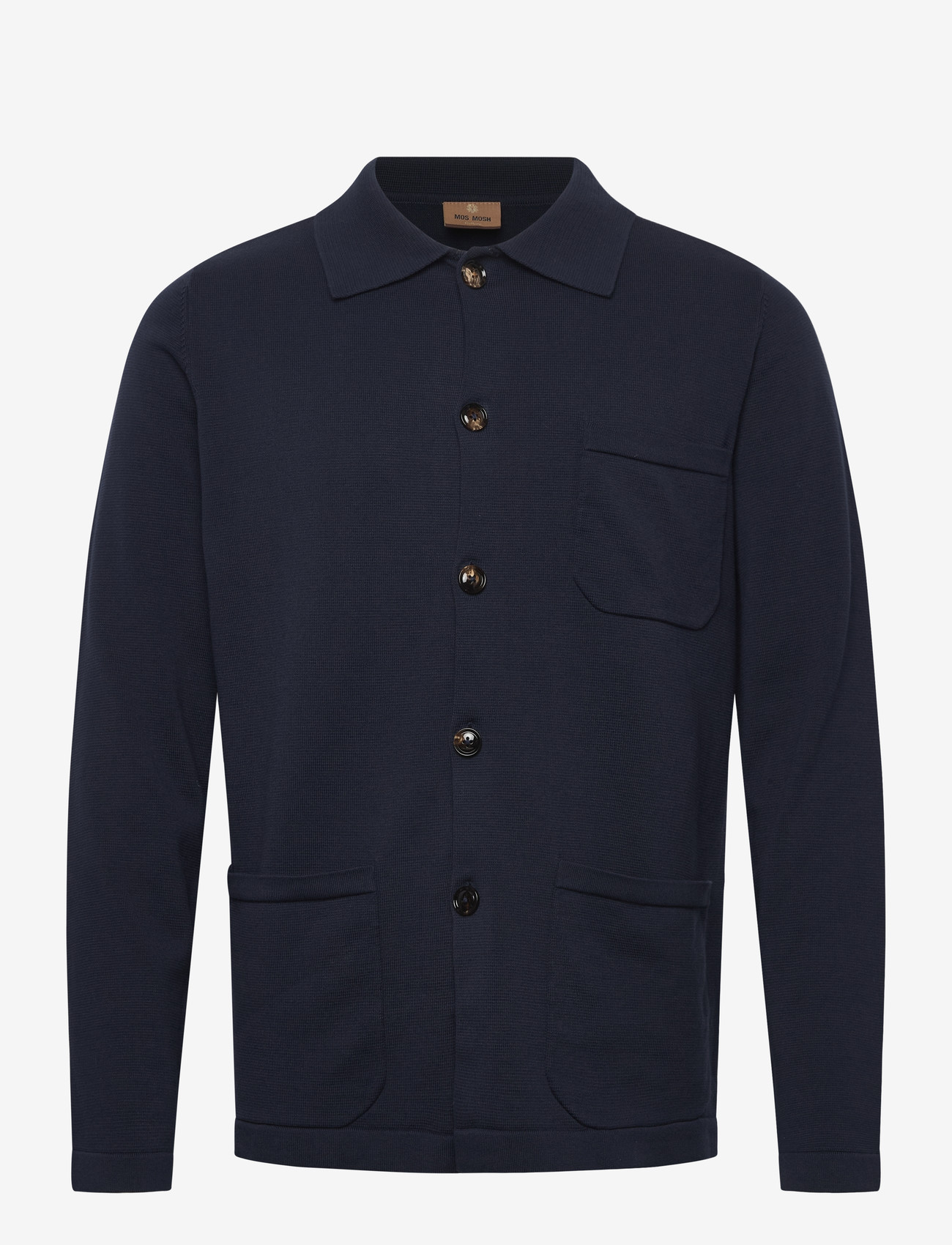 Mos Mosh Gallery - MMGConway Knit Jacket - spring jackets - navy - 0