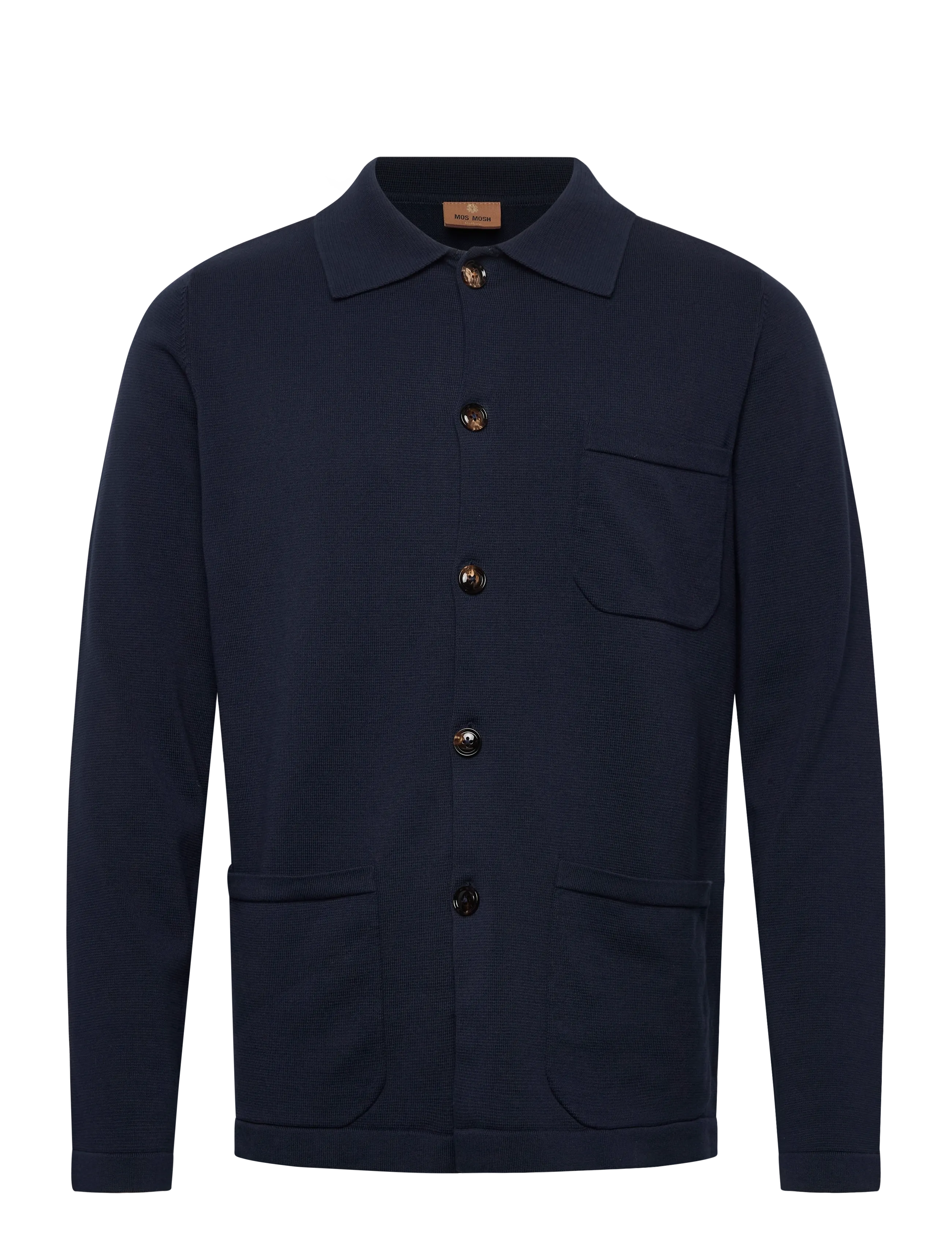 Mos Mosh Gallery MMGConway Knit Jacket - Overtøj - NAVY / navy