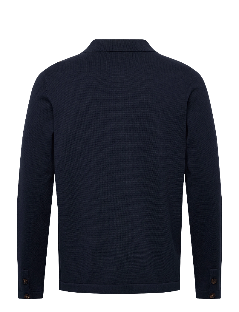 Mos Mosh Gallery - MMGConway Knit Jacket - frühlingsjacken - navy - 1